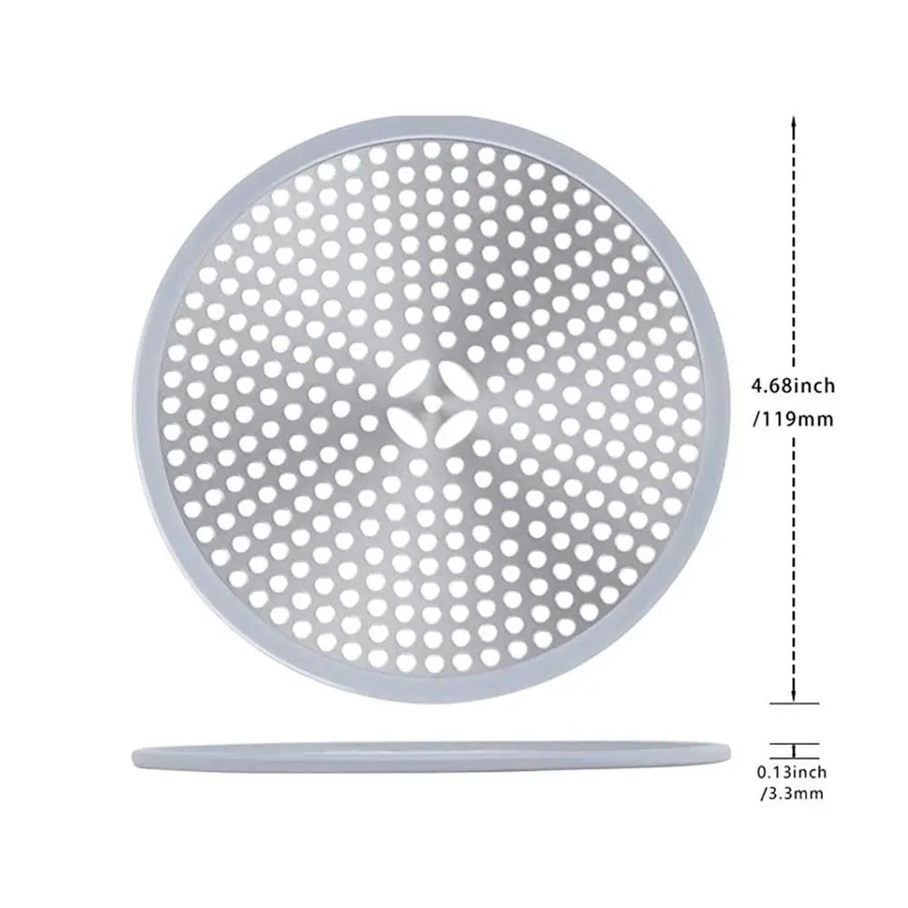 Stainless Steel Shower Drain Hair Catcher Cover  AntiClog Sink  Bathtub Filter 5