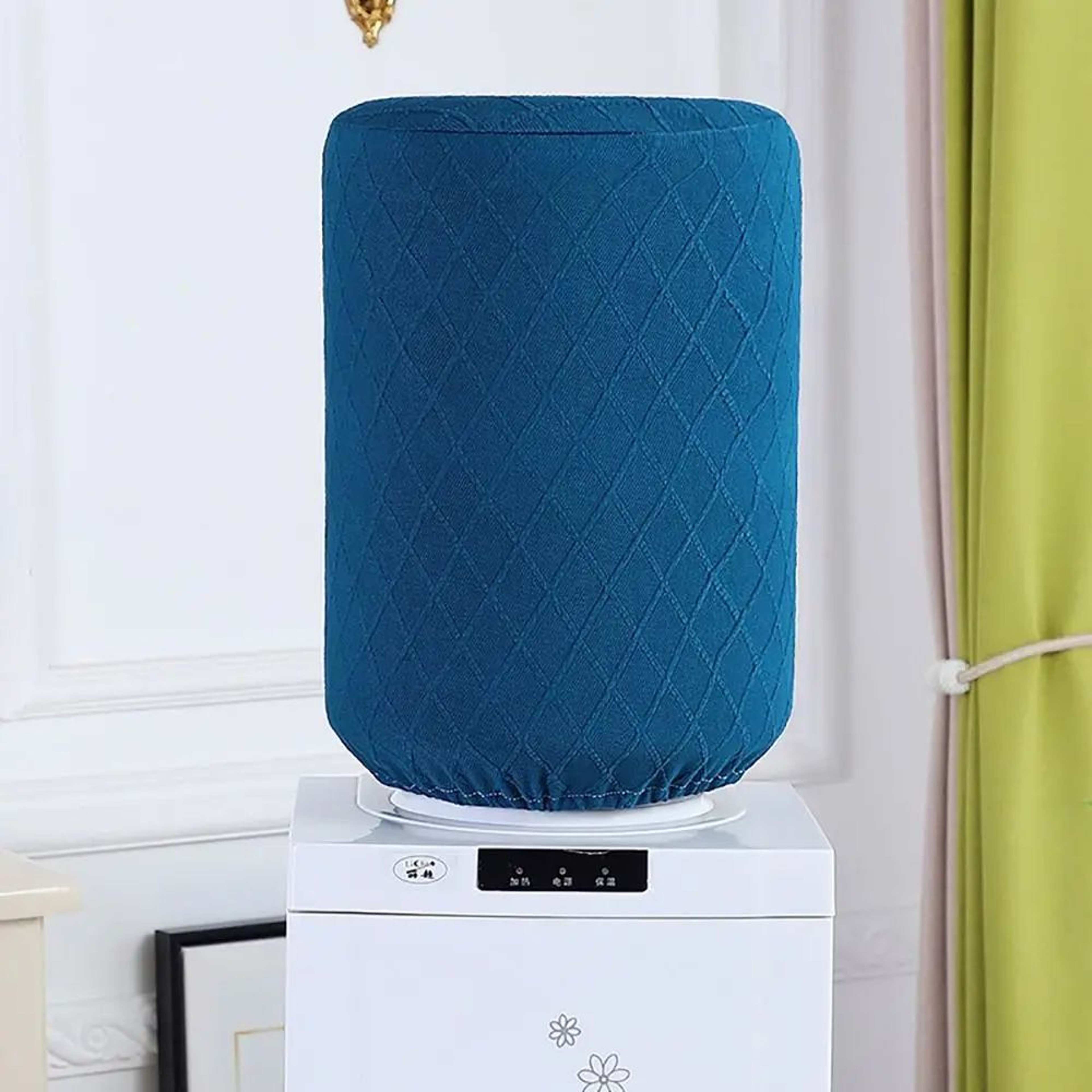 Elastic Water Dispenser Dust Cover Sleeve  Stretch Fabric 5 Gallon Water Bucket Protector 3