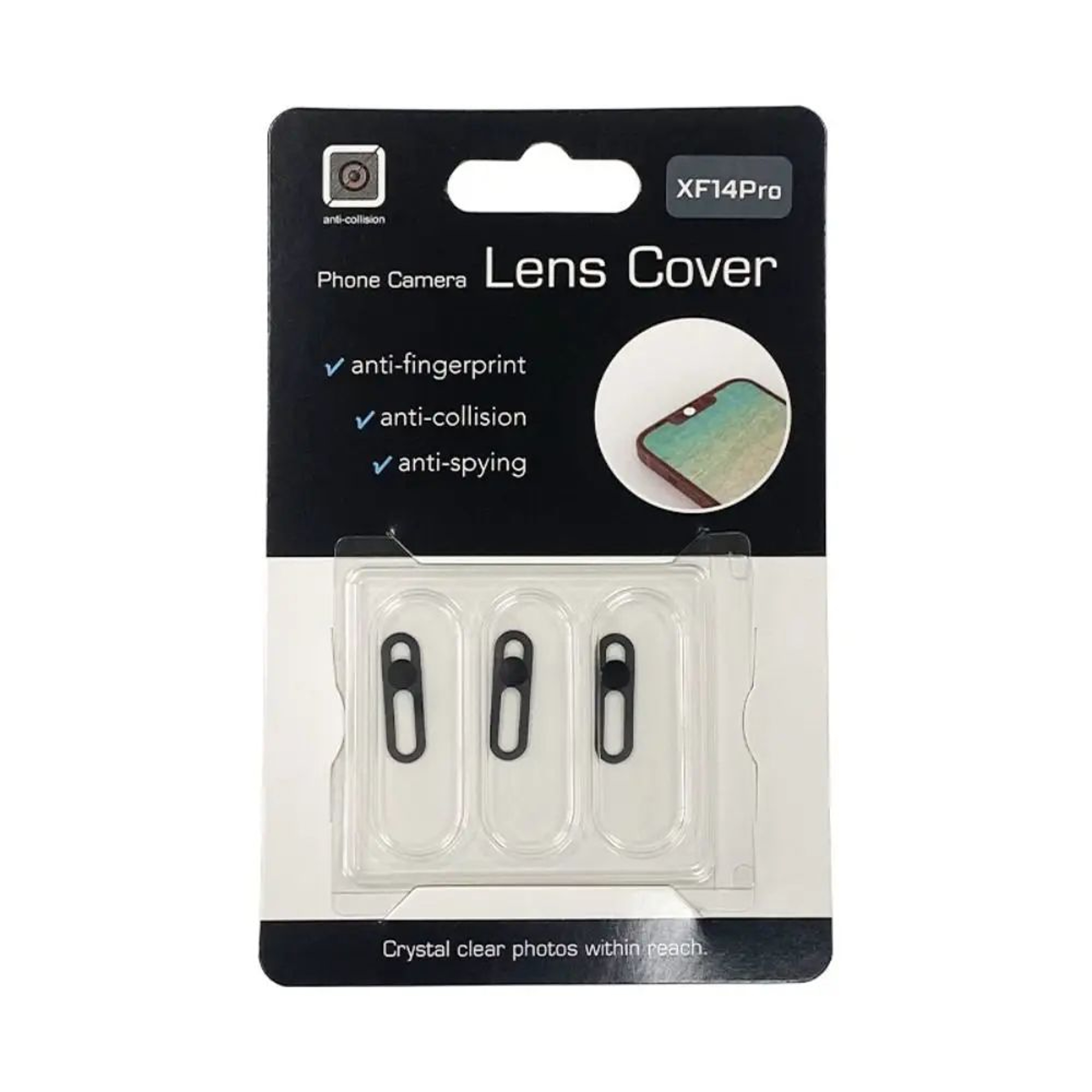 3pcs IPhone 14 Privacy Camera Cover Slider  Ultra Thin Metal Webcam Lens Protector For IPhone 14 Pr 8