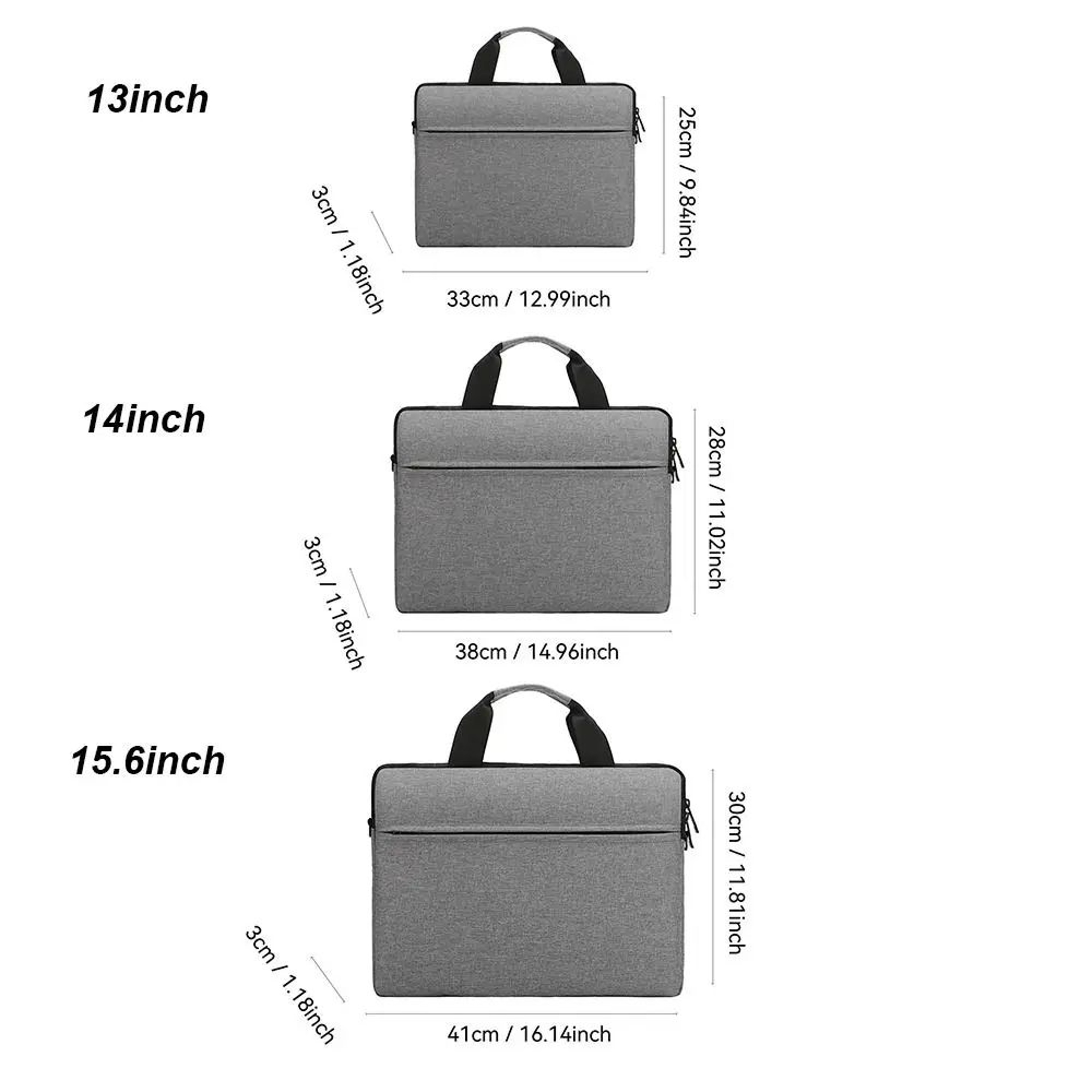 Ultra Slim Waterproof Laptop Sleeve Bag  Protective Notebook Handbag For 13314156 Inch Laptops 5