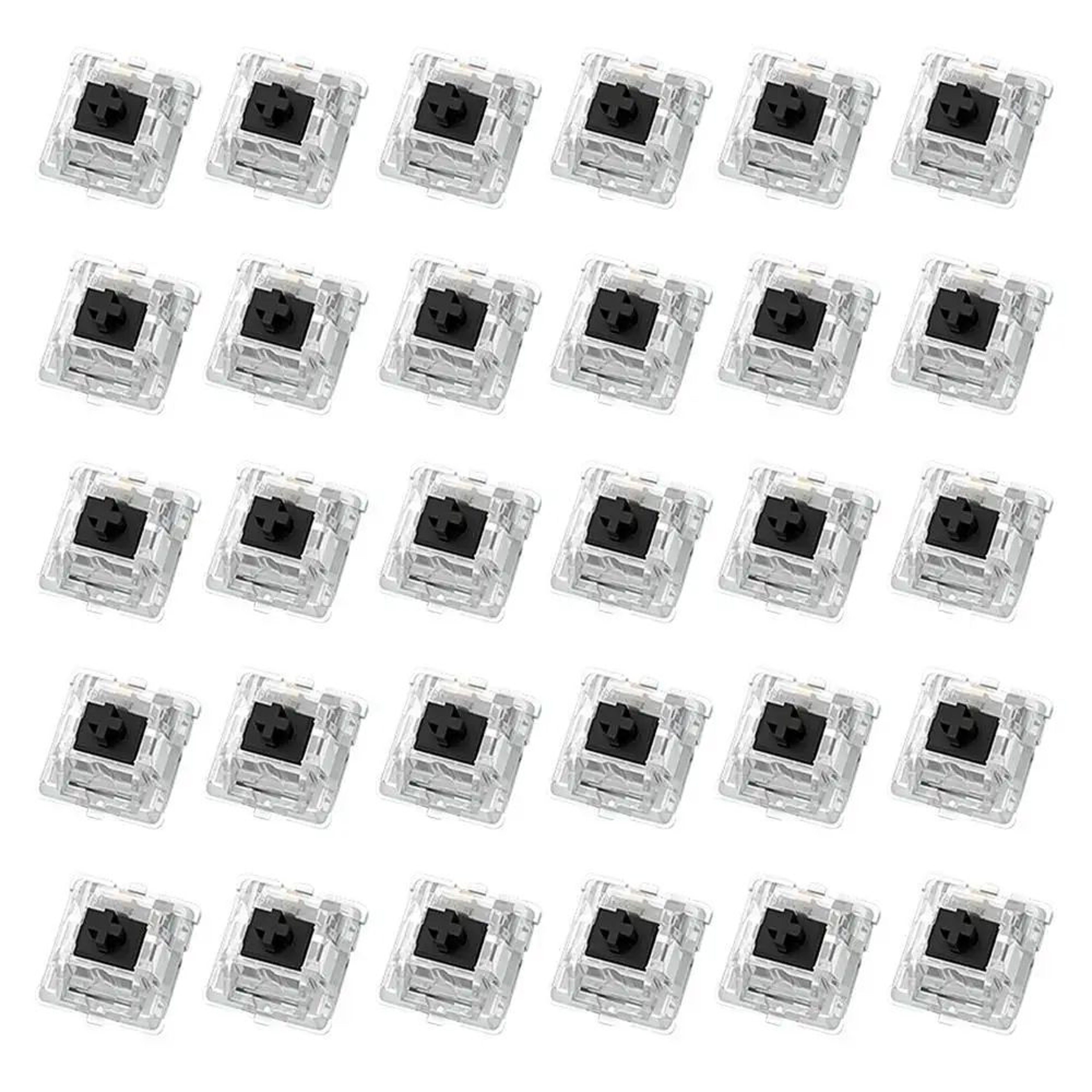 30pcs Mechanical Keyboard Switch Set  Blue Brown Red Black 2Pin Tactile Clicky Key Switch Replaceme 7