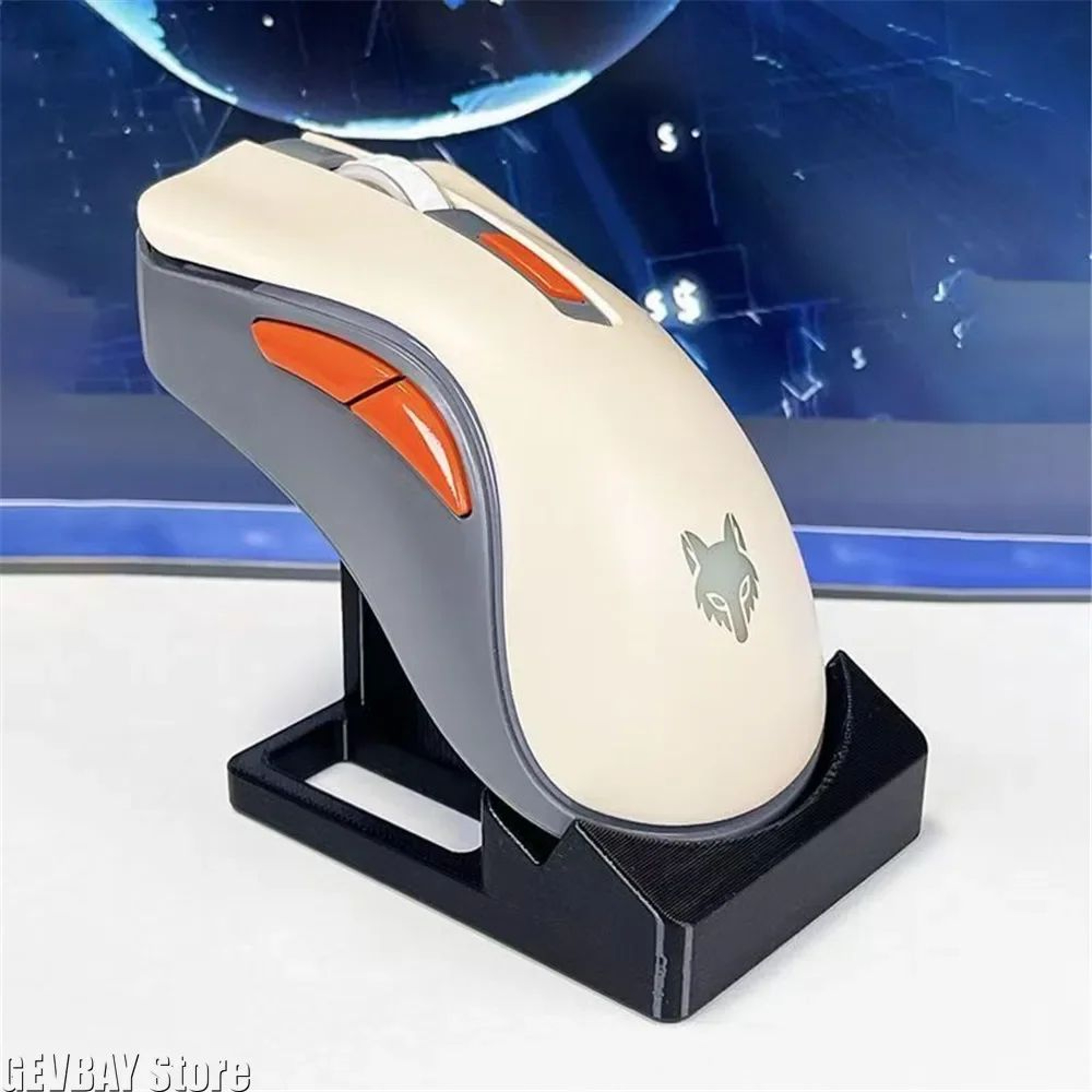 3D Printed Gaming Mouse Holder Stand  Universal Wireless Bluetooth Mouse Display Dock For Logitech  3