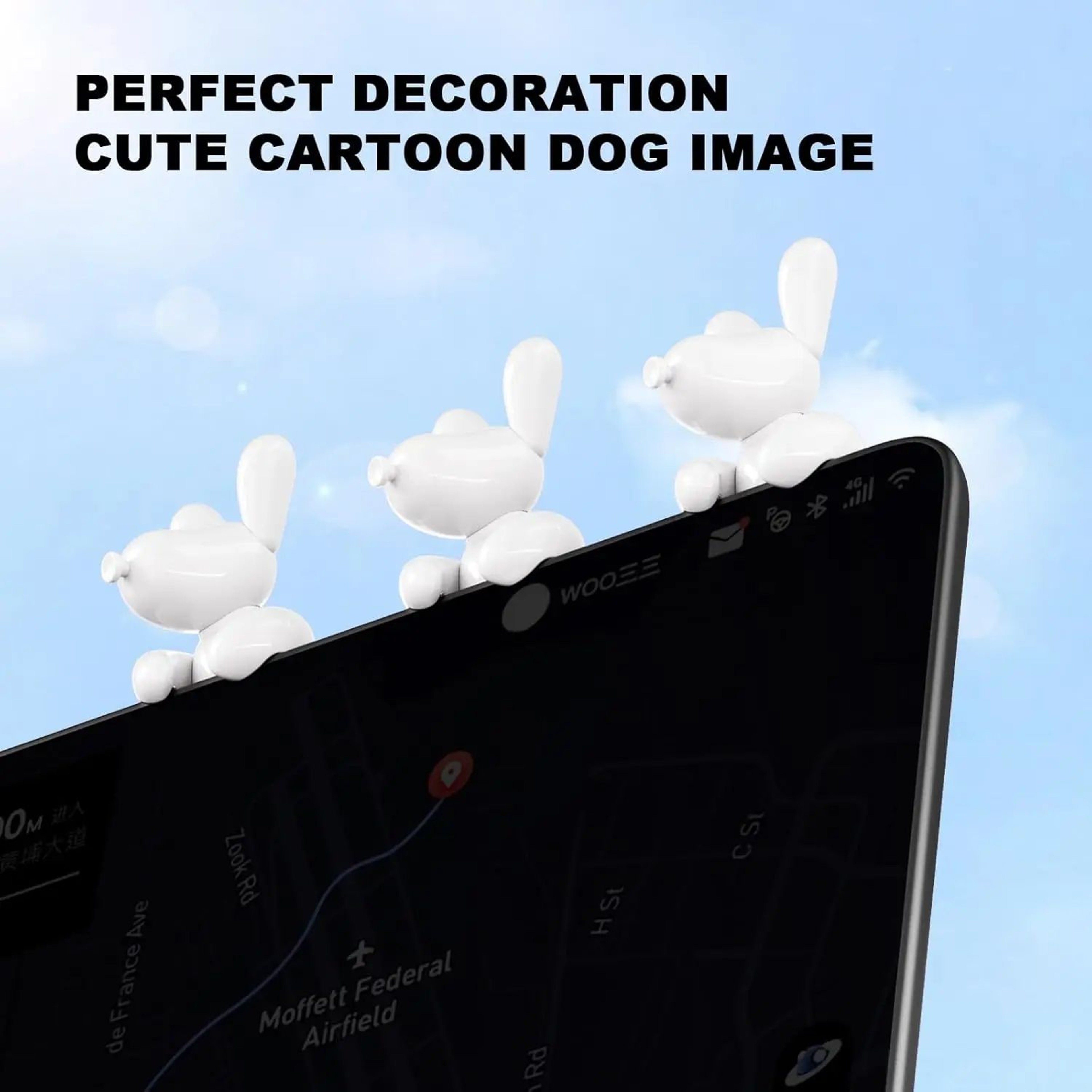 Tesla Dog Mode Mini Screen Ornament  Funny Dashboard Decoration For Tesla Model 3  Model Y 20172025 1