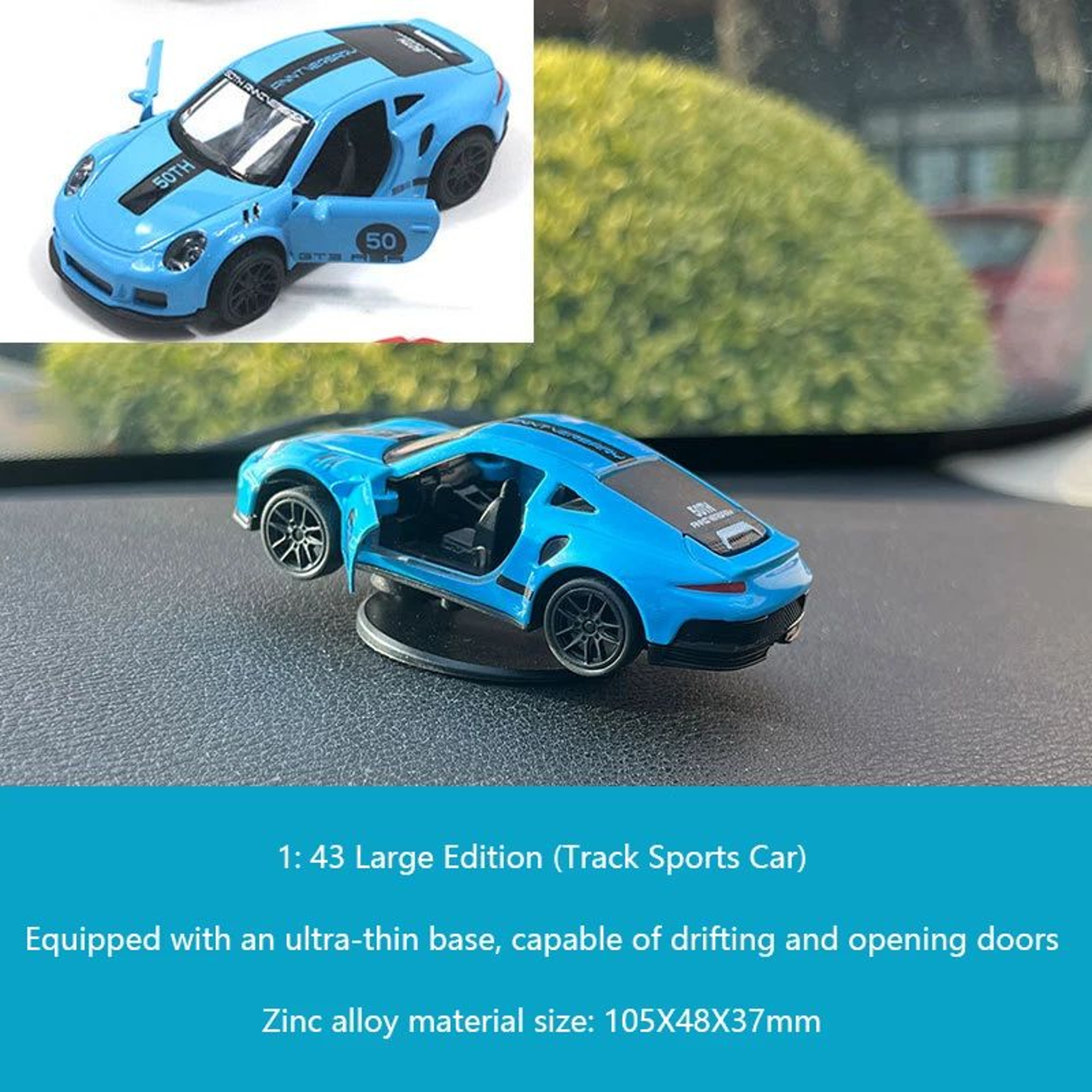 Drifting Racing Car Dashboard Ornament  Rotating Mini Car Model Interior Decor Gift For Car Lovers 12