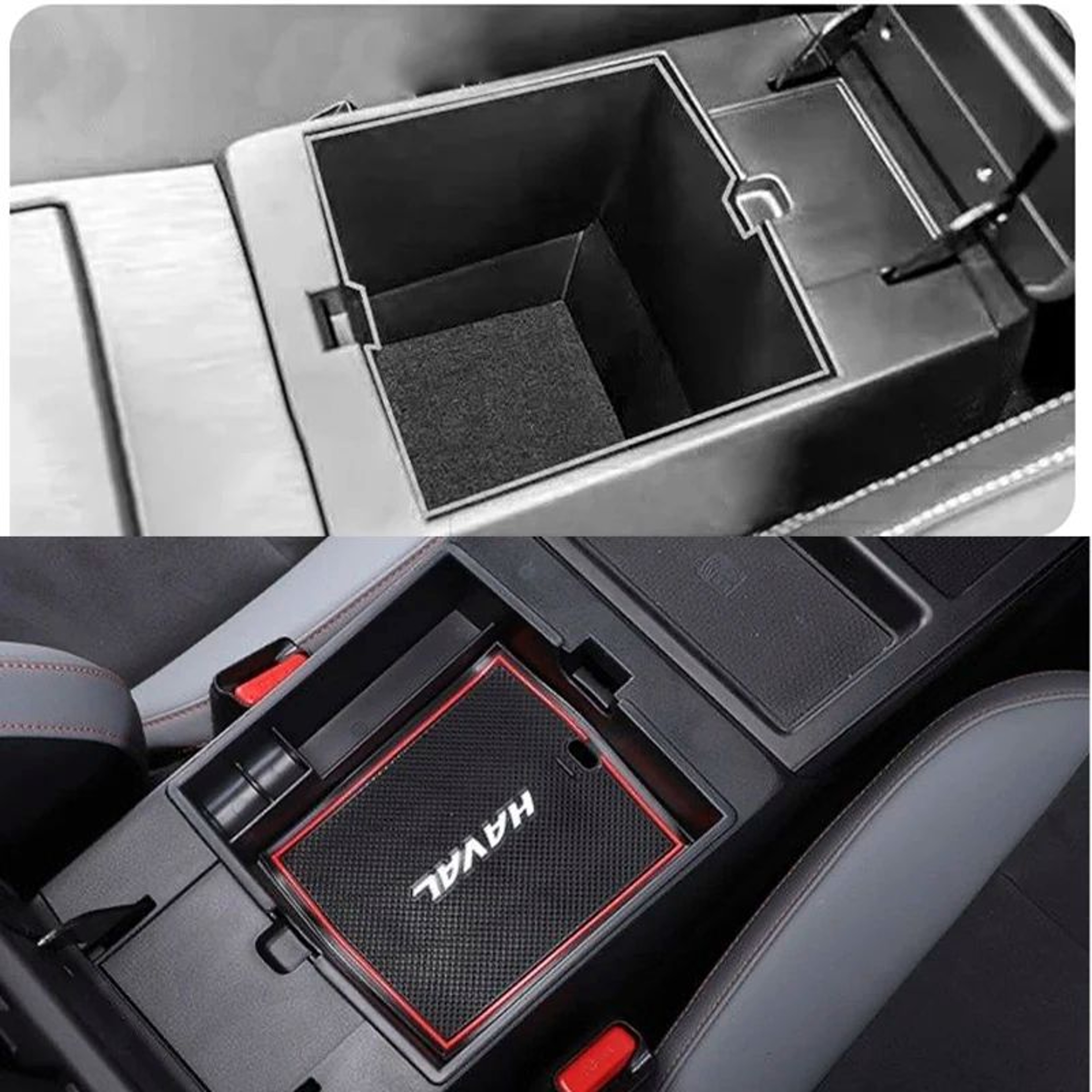 Haval Jolion Center Console Armrest Storage Box  Interior Glove Tray Organizer Accessory 1