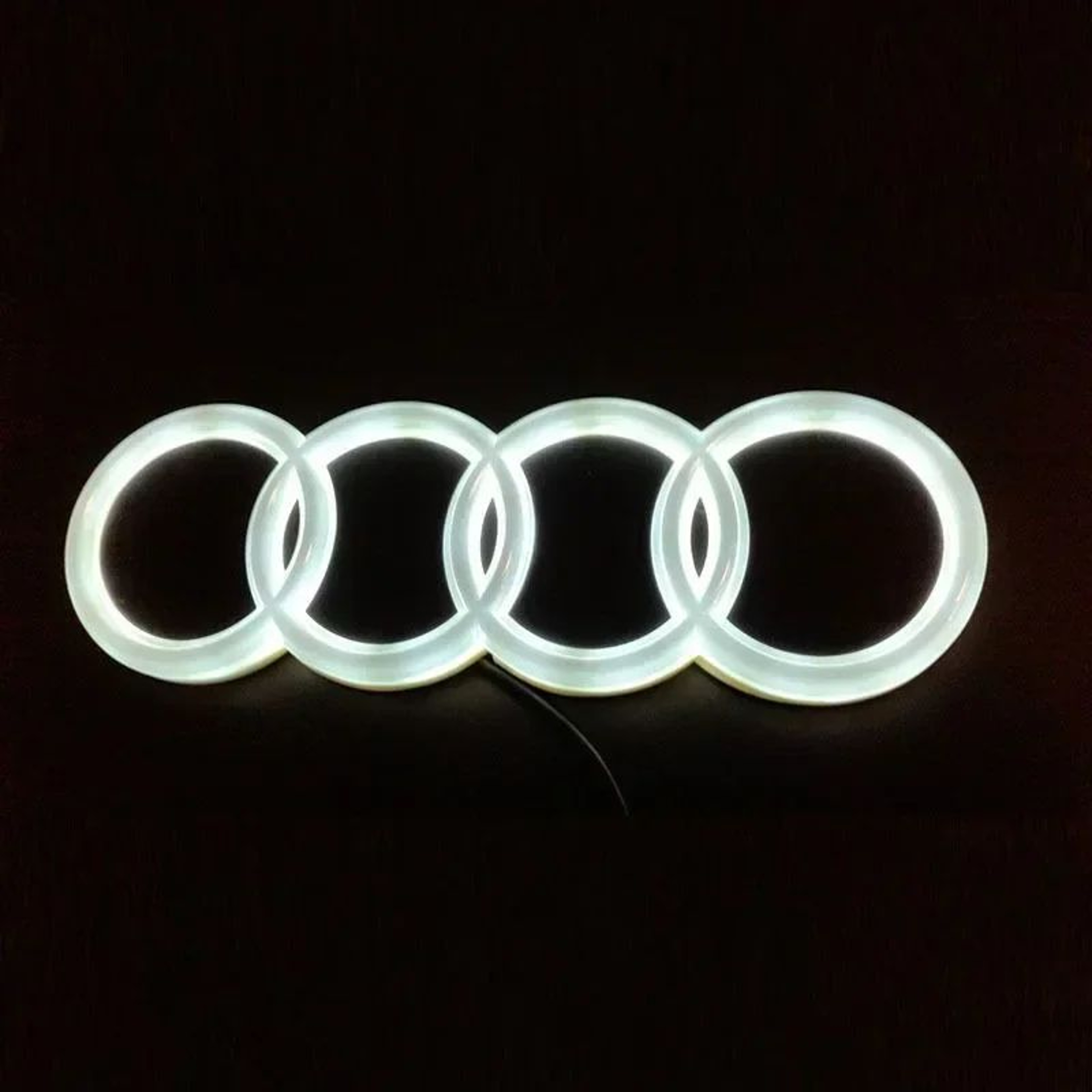 LED Front Grill Emblem Light For Audi  Waterproof Illuminated Car Logo Badge Lamp 2