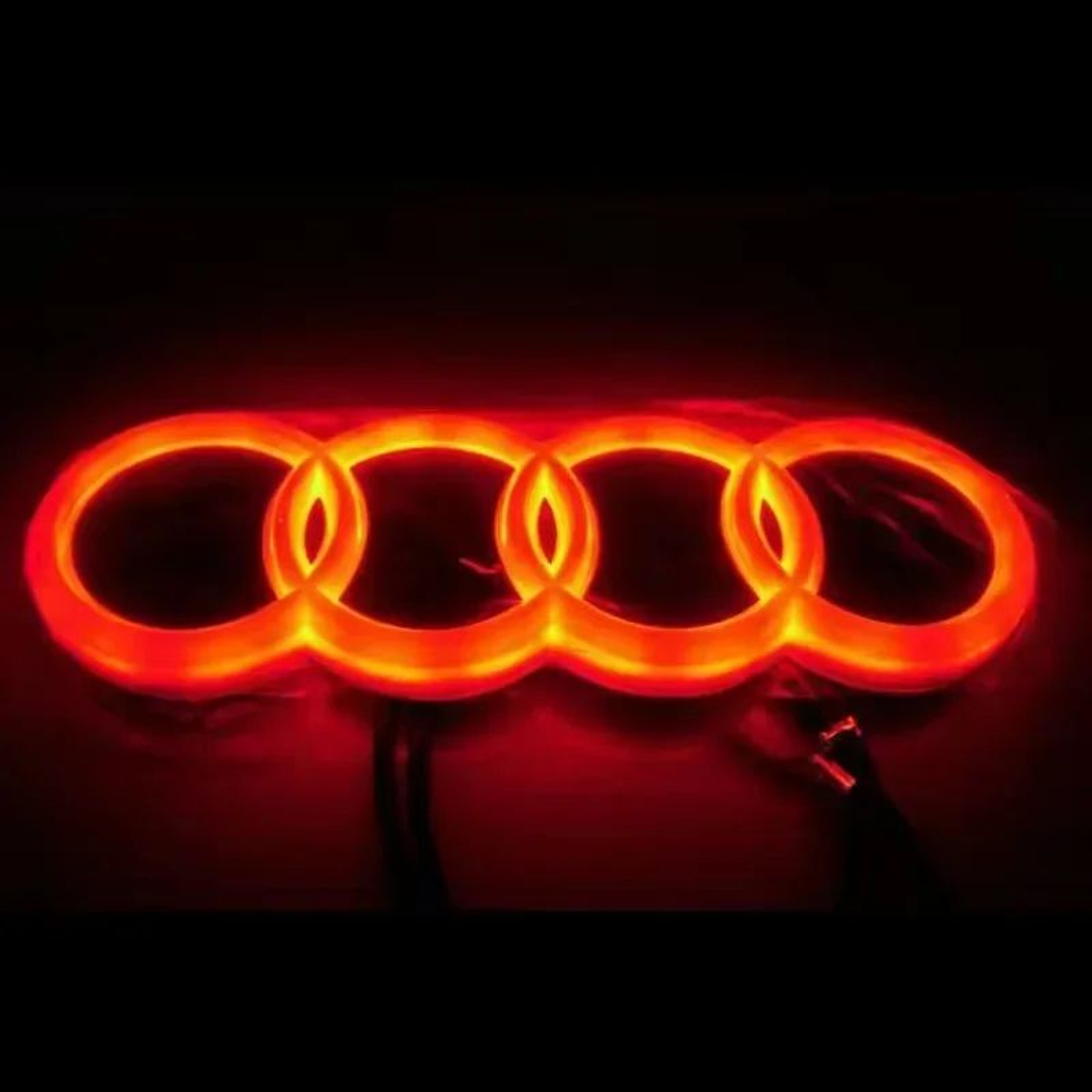 LED Front Grill Emblem Light For Audi  Waterproof Illuminated Car Logo Badge Lamp 6