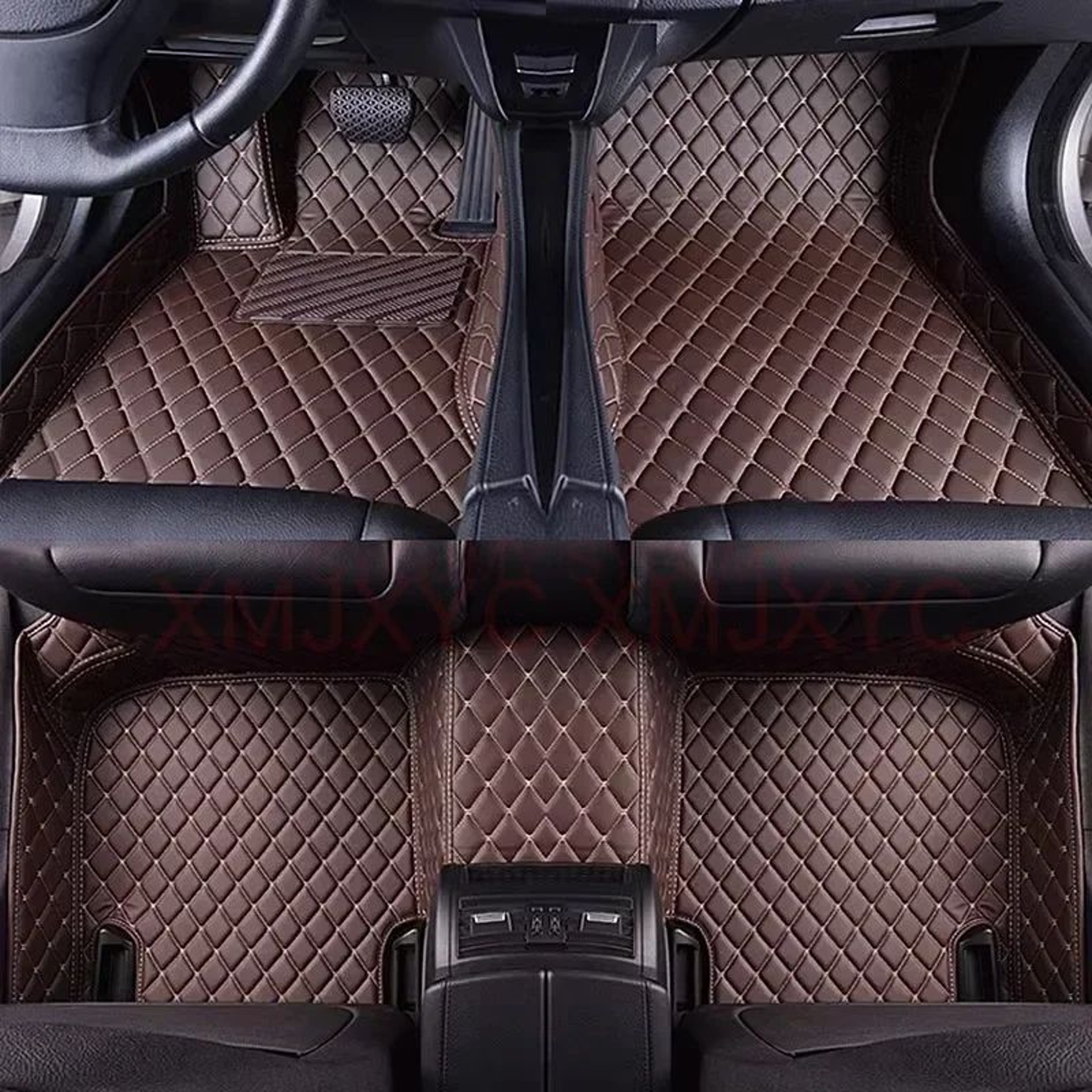 Custom 3D Artificial Leather Car Floor Mats For Ford Explorer  Focus  Waterproof Interior Protectio 0
