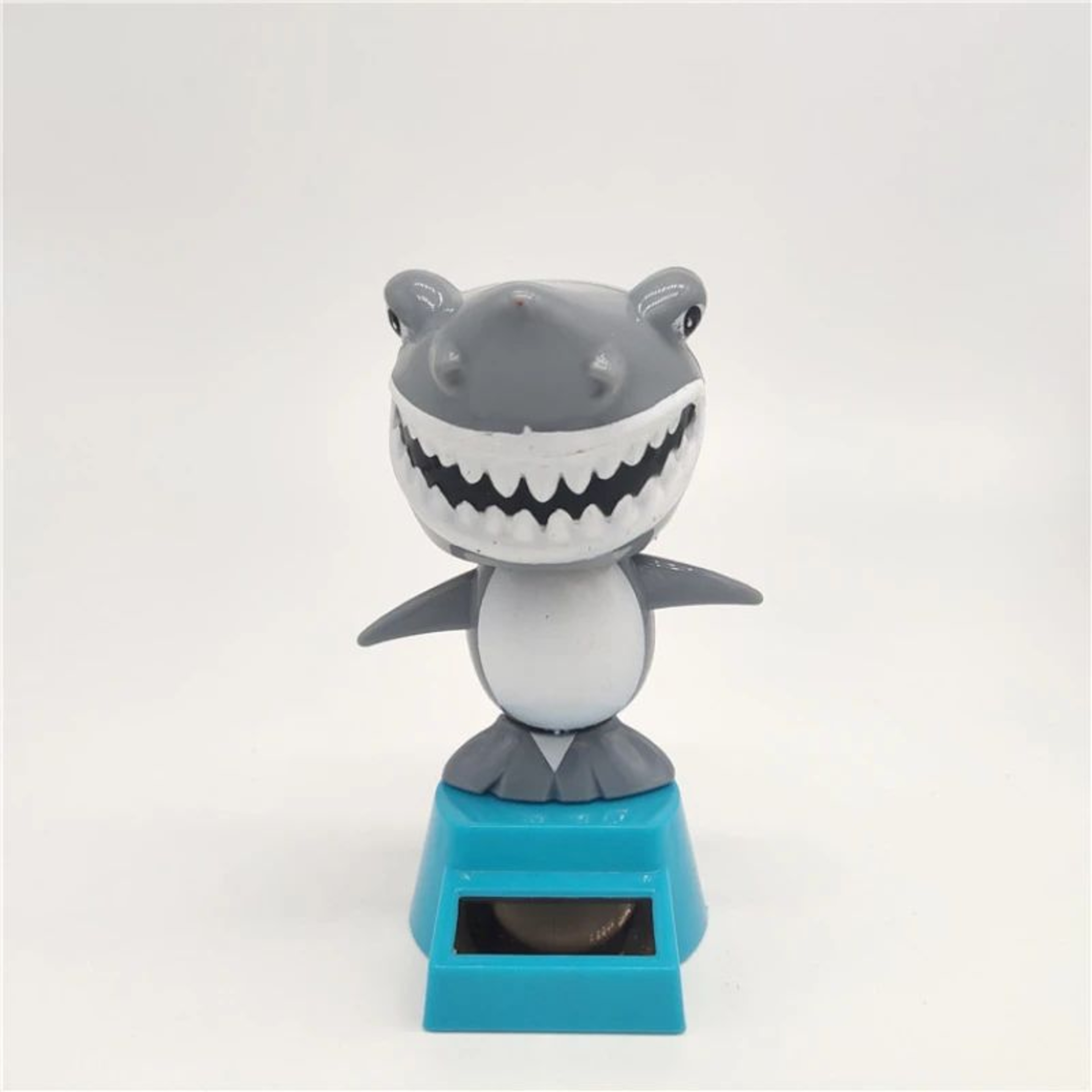 Solar Powered Shark Bobblehead Car Decoration  Funny Shake Head Dashboard Accessory 2