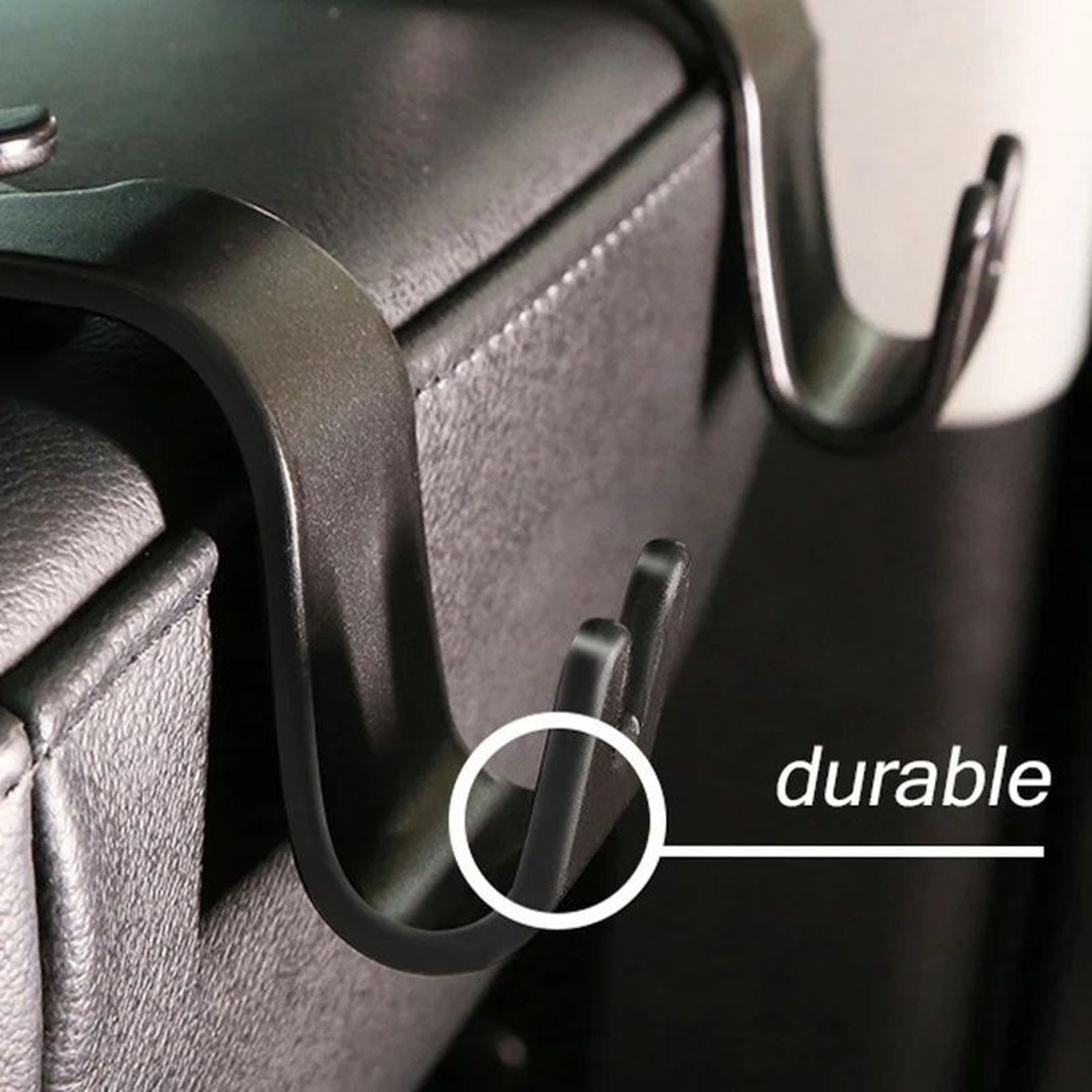 Universal Car Back Seat Headrest Hooks  HeavyDuty Interior Storage Hanger For Bags  Groceries 2