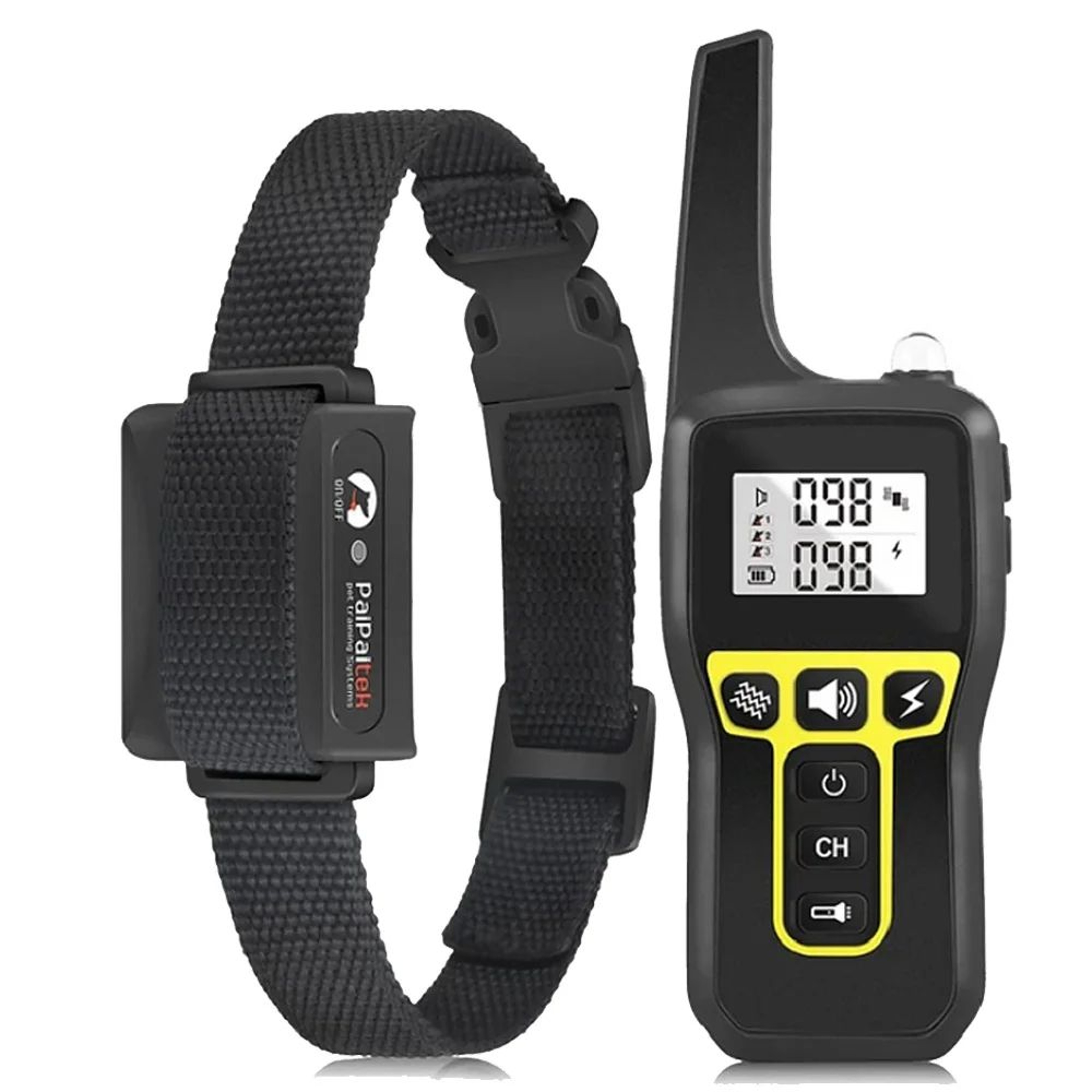 1000M Waterproof Dog Training Collar With Remote  Rechargeable AntiBark  Obedience Training System  0