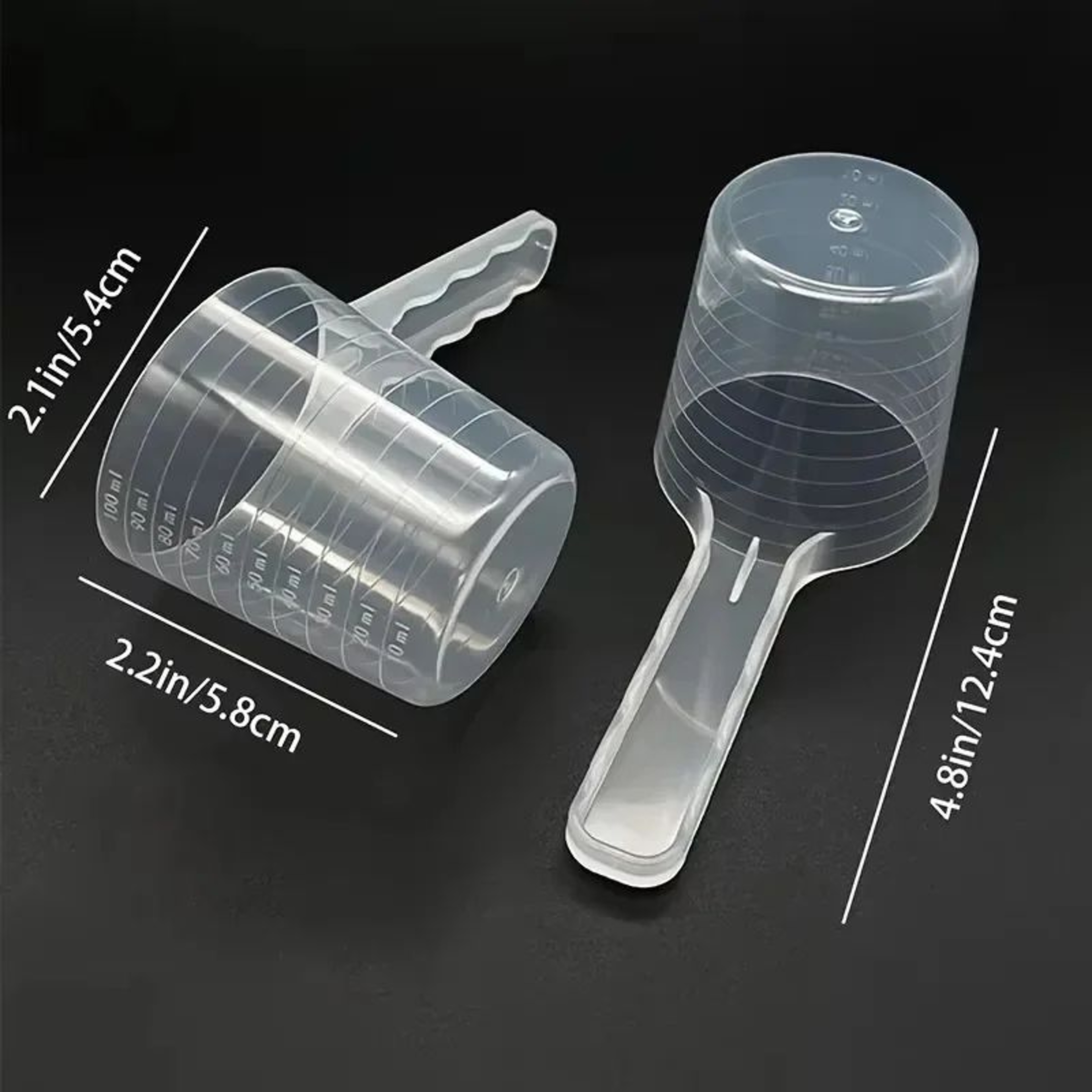 5Piece Pet Measuring Scoop Set  34 Fl Oz Feeding Spoon With Scale For Dog Food Milk Powder  Supplem 5