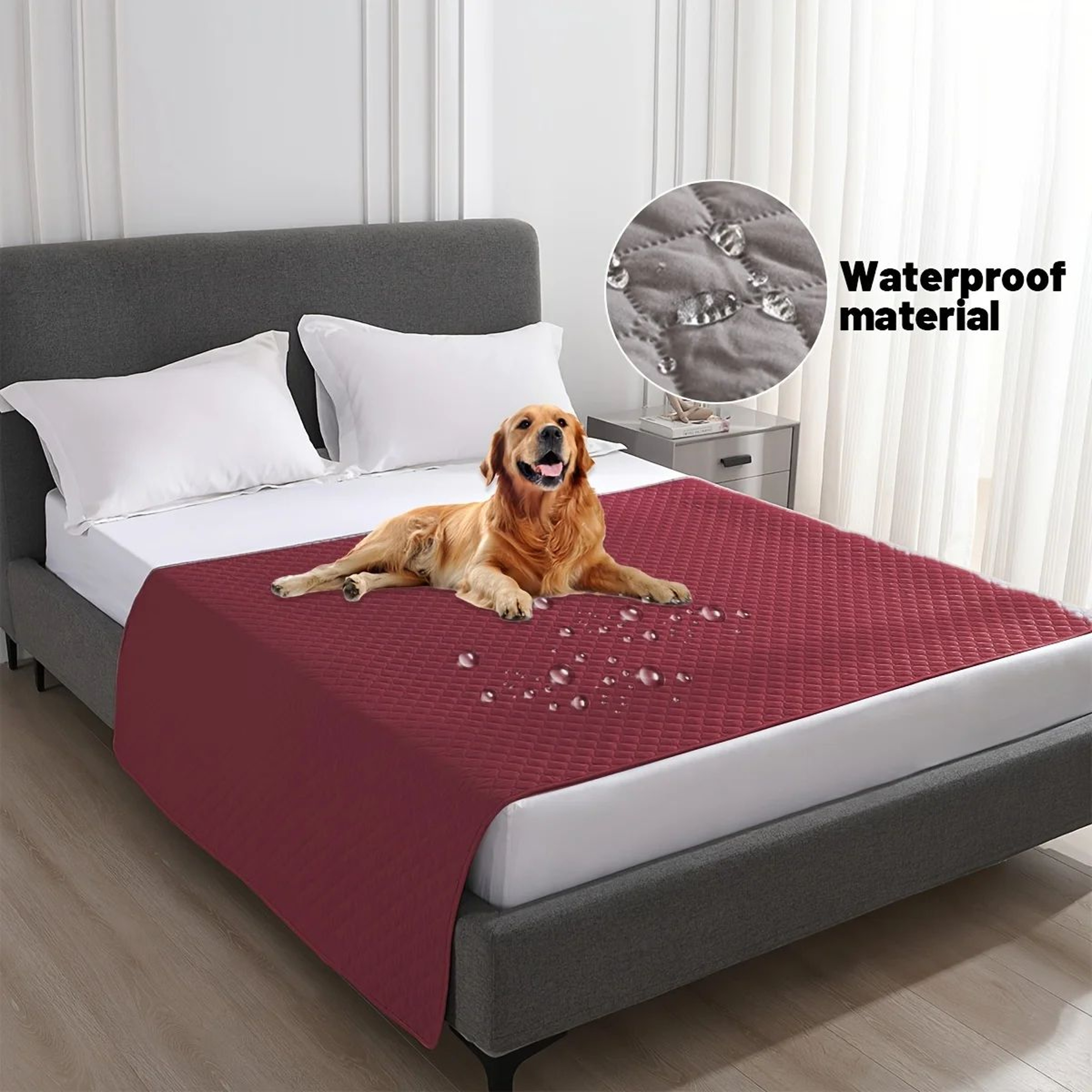Waterproof Dog Bed Cover  NonSlip Pet Blanket Sofa Cover  Furniture Protector For Dogs And Cats 10
