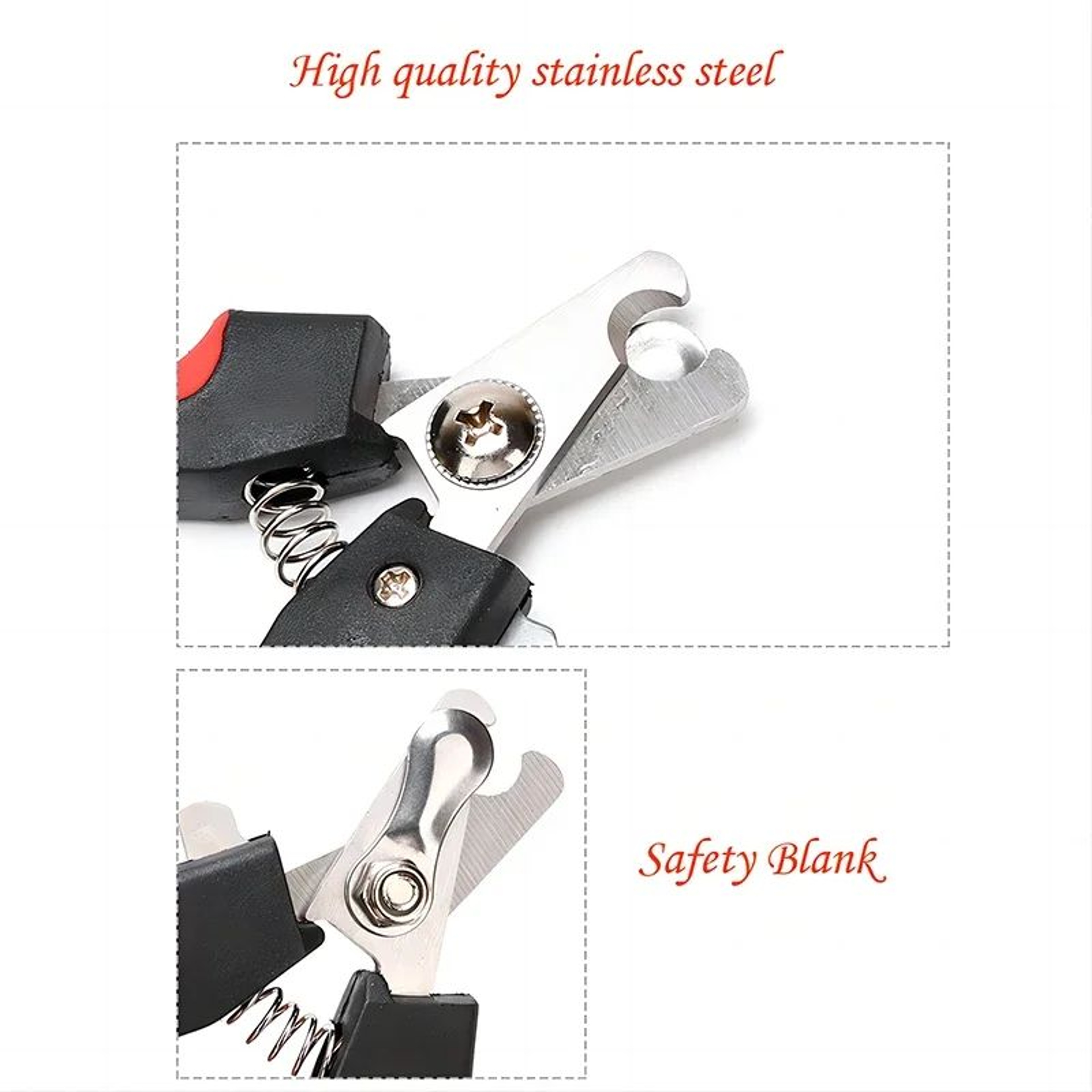 Professional Pet Nail Clippers  Stainless Steel Dog  Cat Nail Trimmer For Safe Grooming 3