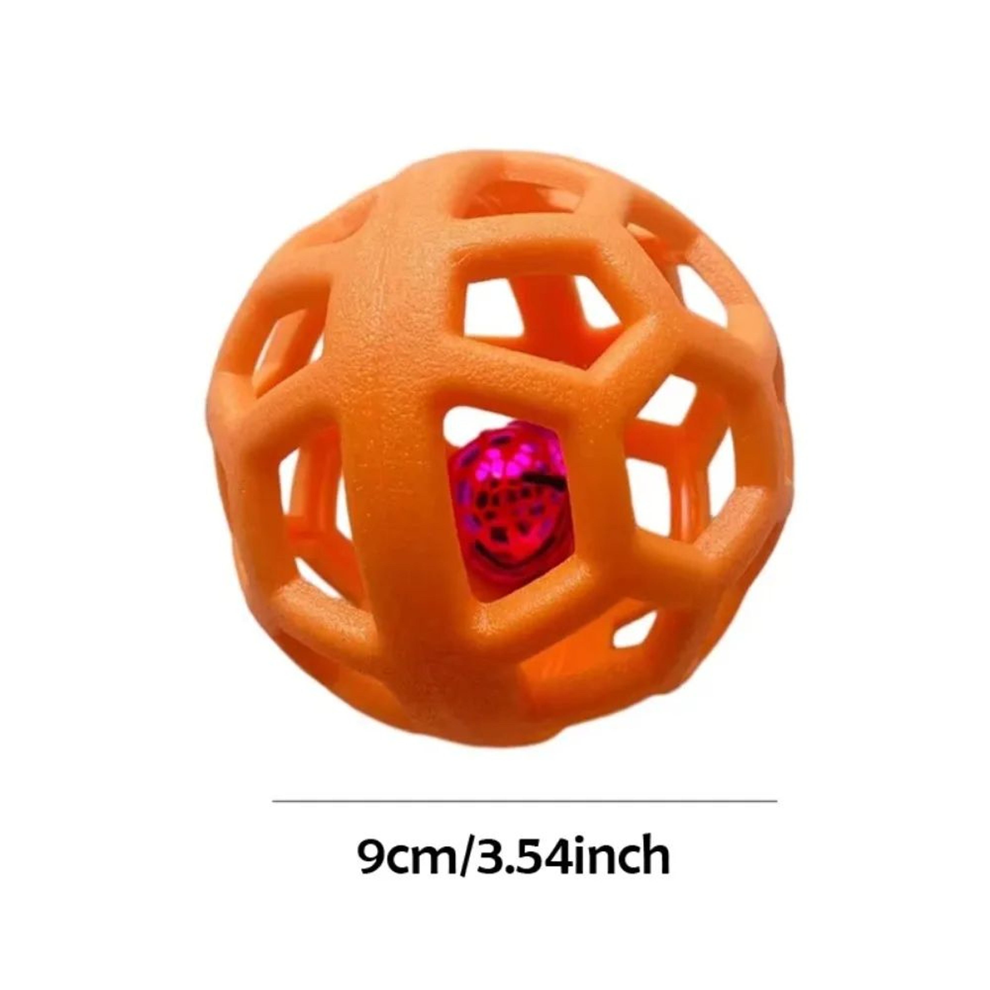 Interactive Rubber Dog Ball Toy With Bell  Teeth Cleaning Chew Toy For Puppies  Dogs 3