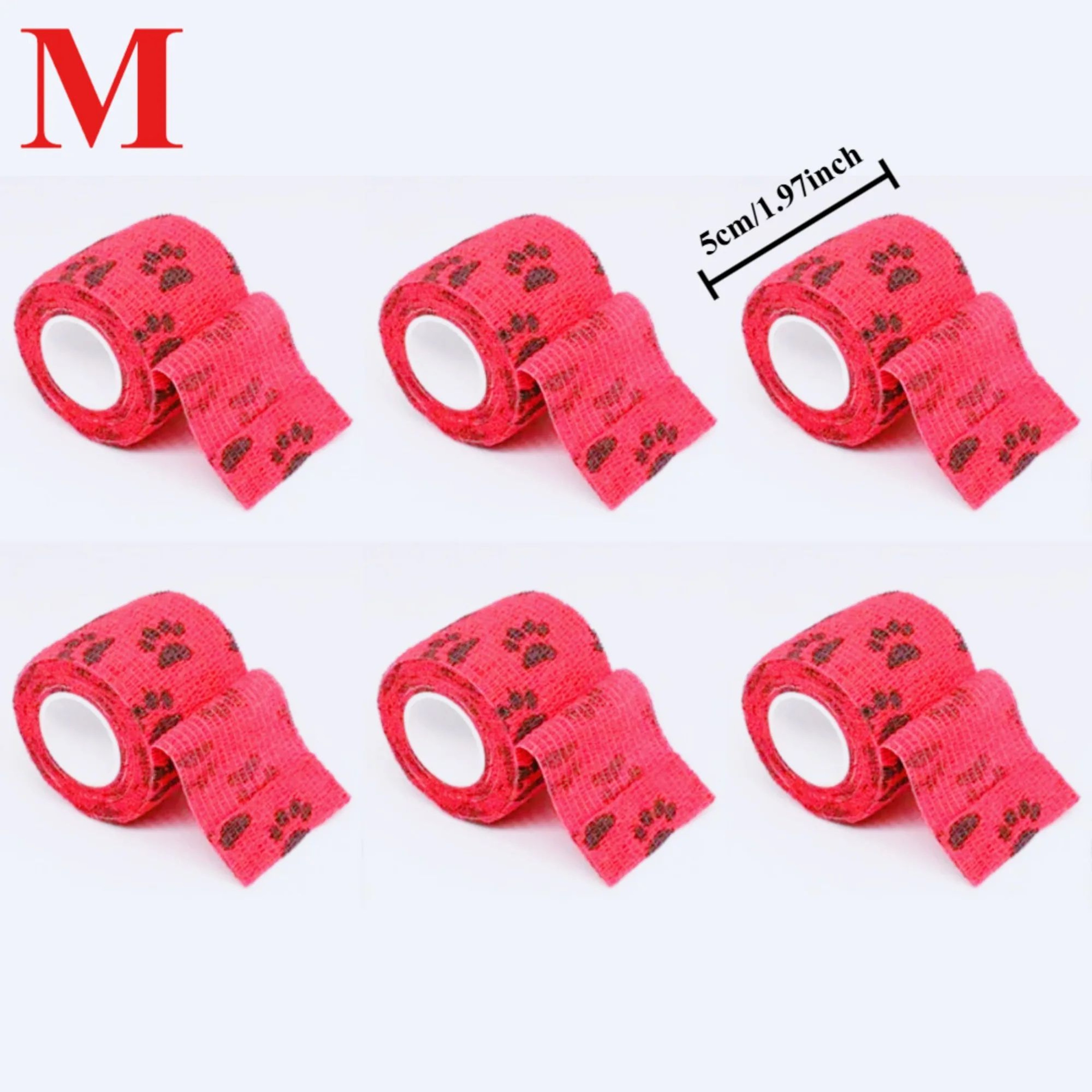 SelfAdhesive Pet Bandage Wrap For Dogs  Cats  Elastic Cohesive Vet Tape Leg  Wound Protector 13