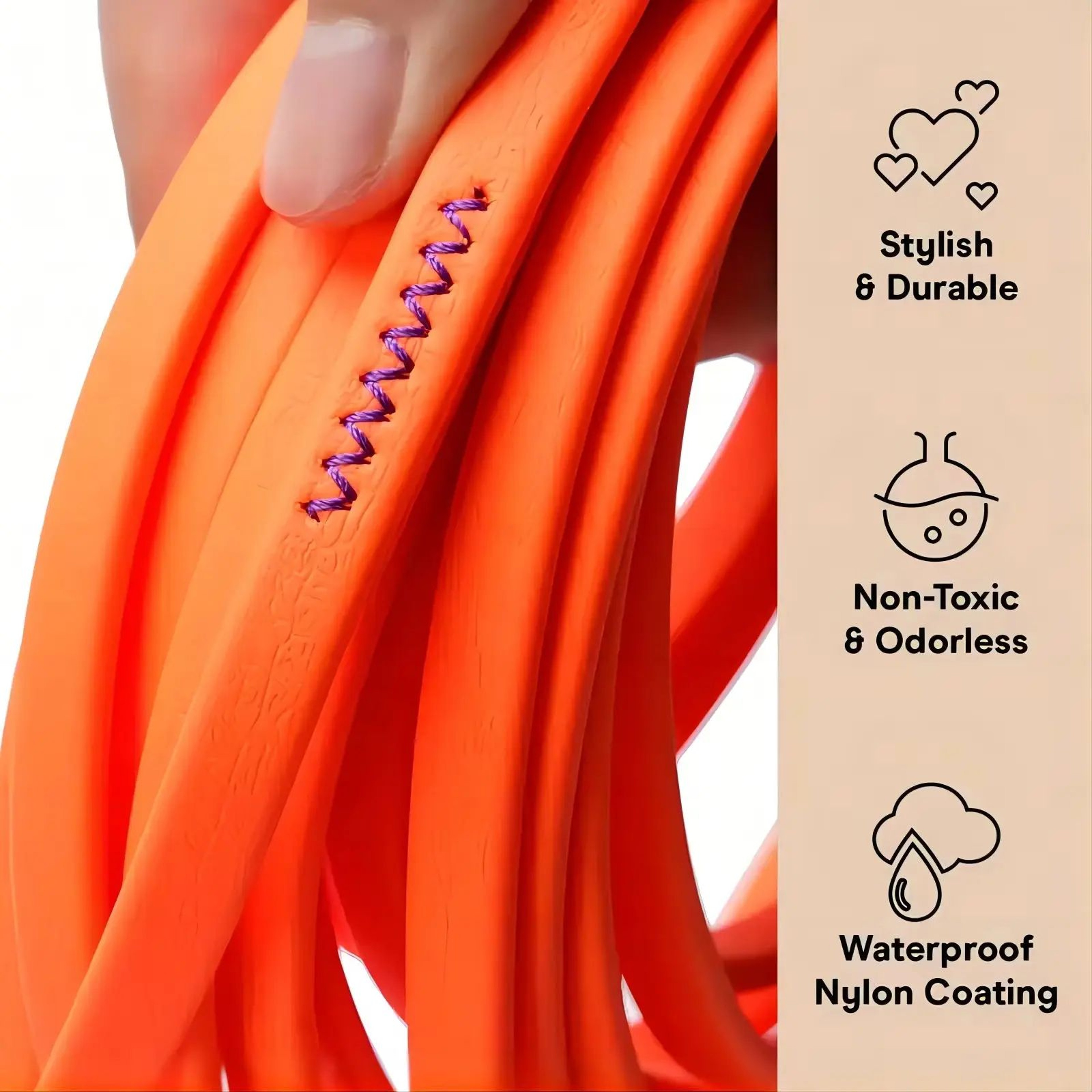 Heavy Duty Waterproof TPU Dog Leash  Bite Resistant Training Lead With AntiSlip Handle For Small Me 4