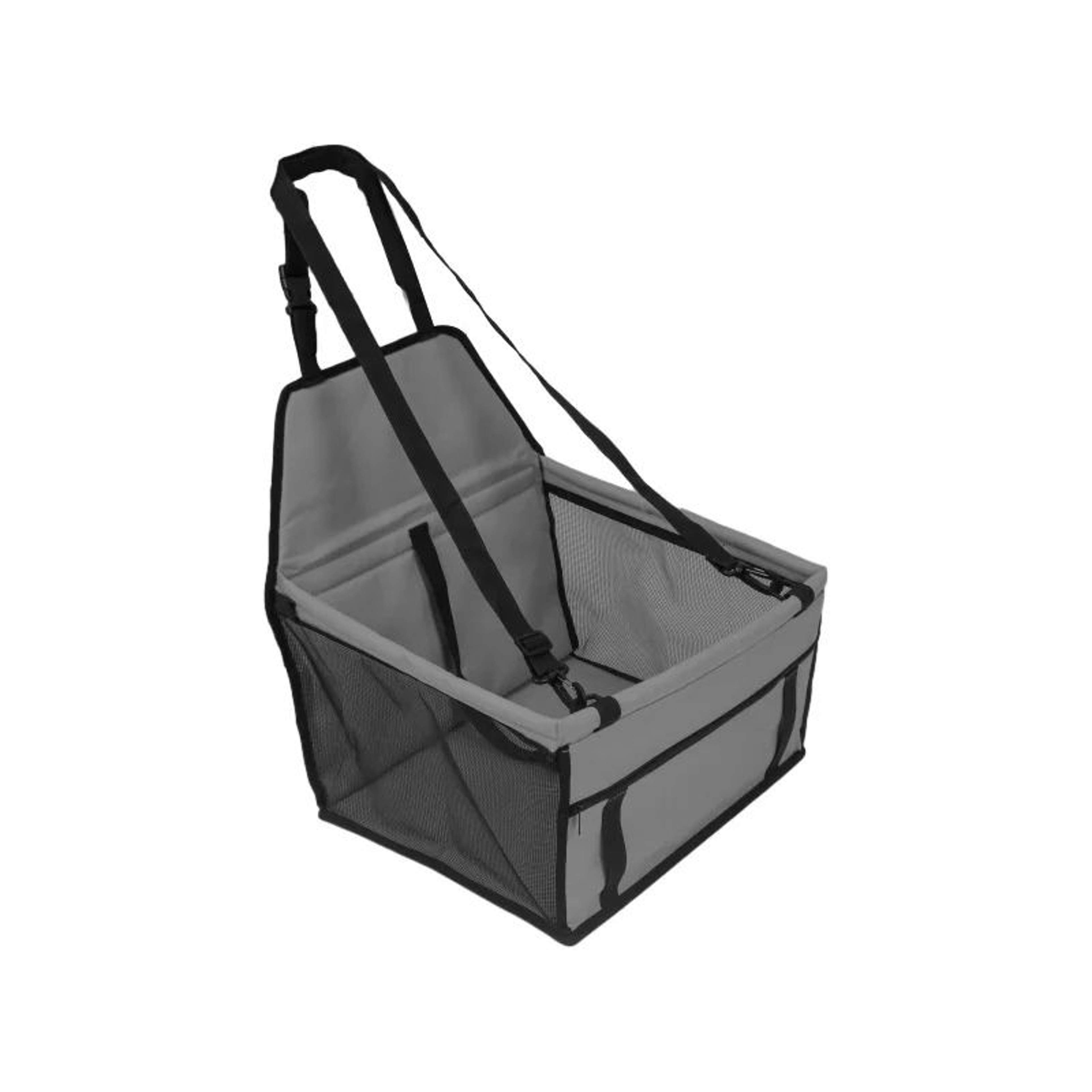 Foldable Dog Car Seat Hammock  Secure Travel Pet Carrier Basket With Safety Harness For Dogs And Ca 11