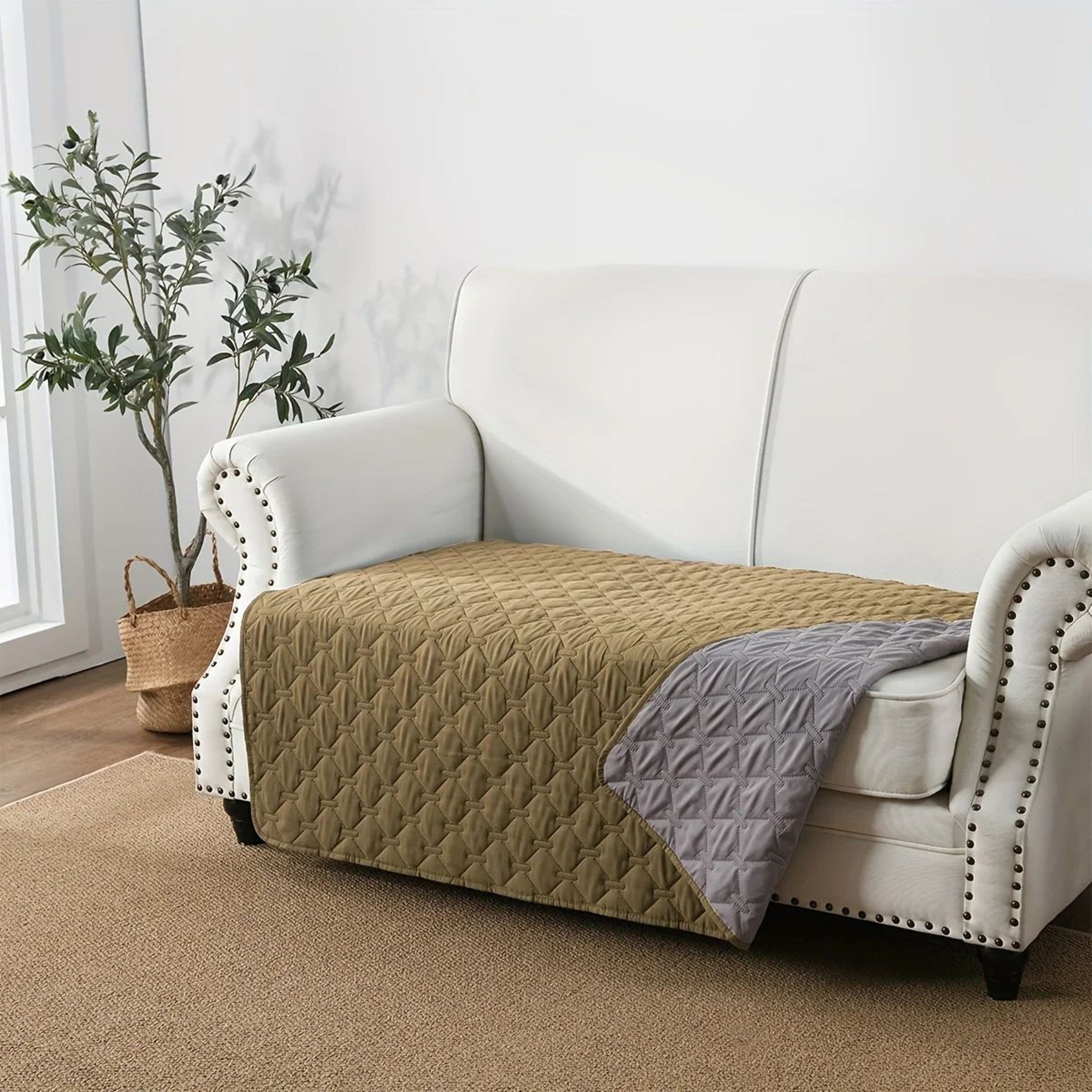 DoubleSided Waterproof Dog Blanket Cover  Reversible Sofa  Bed Furniture Protector For Dogs And Pet 7