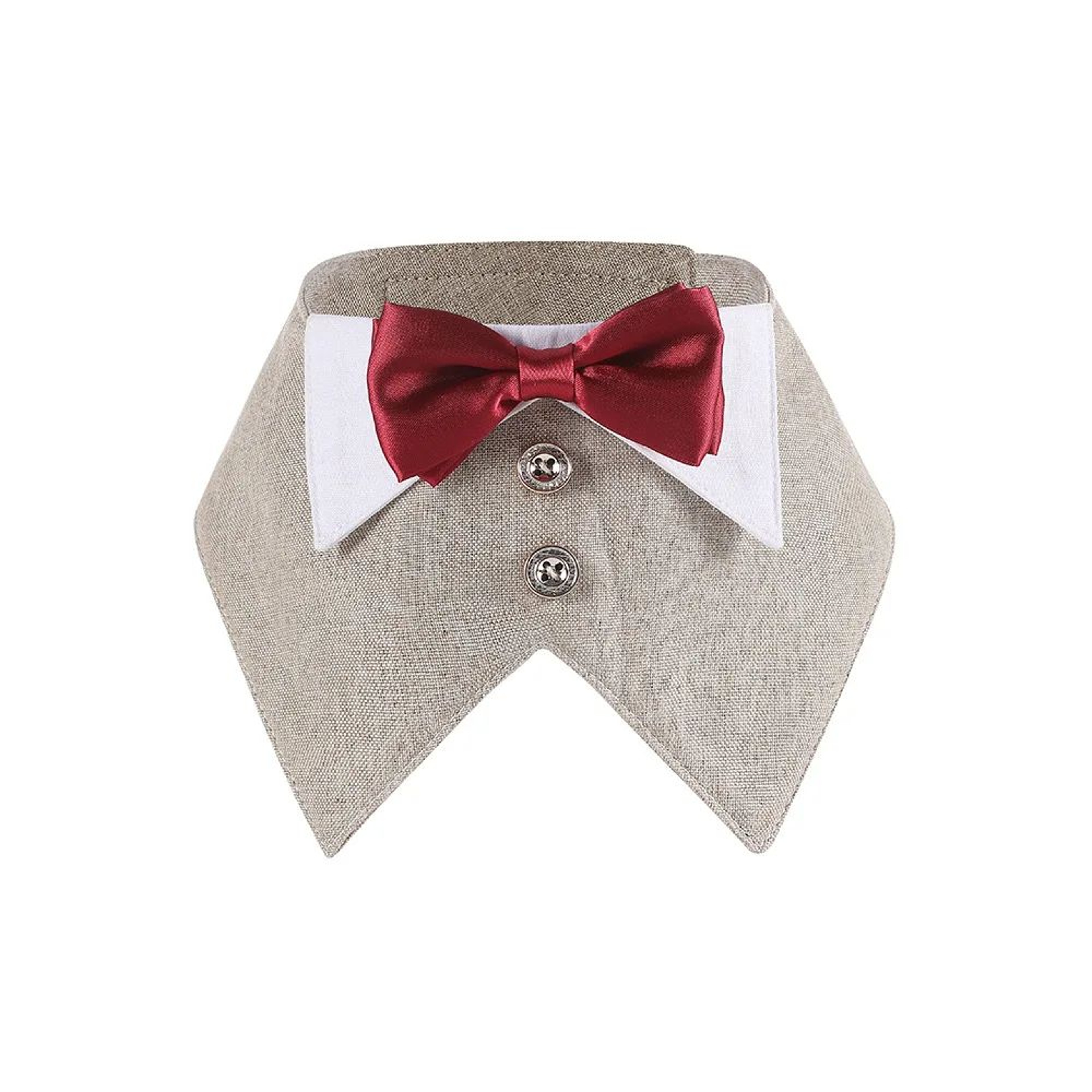 Dog Tuxedo Bandana Collar  Formal Bowtie Wedding  Birthday Costume Scarf For Small Medium  Large Do 9