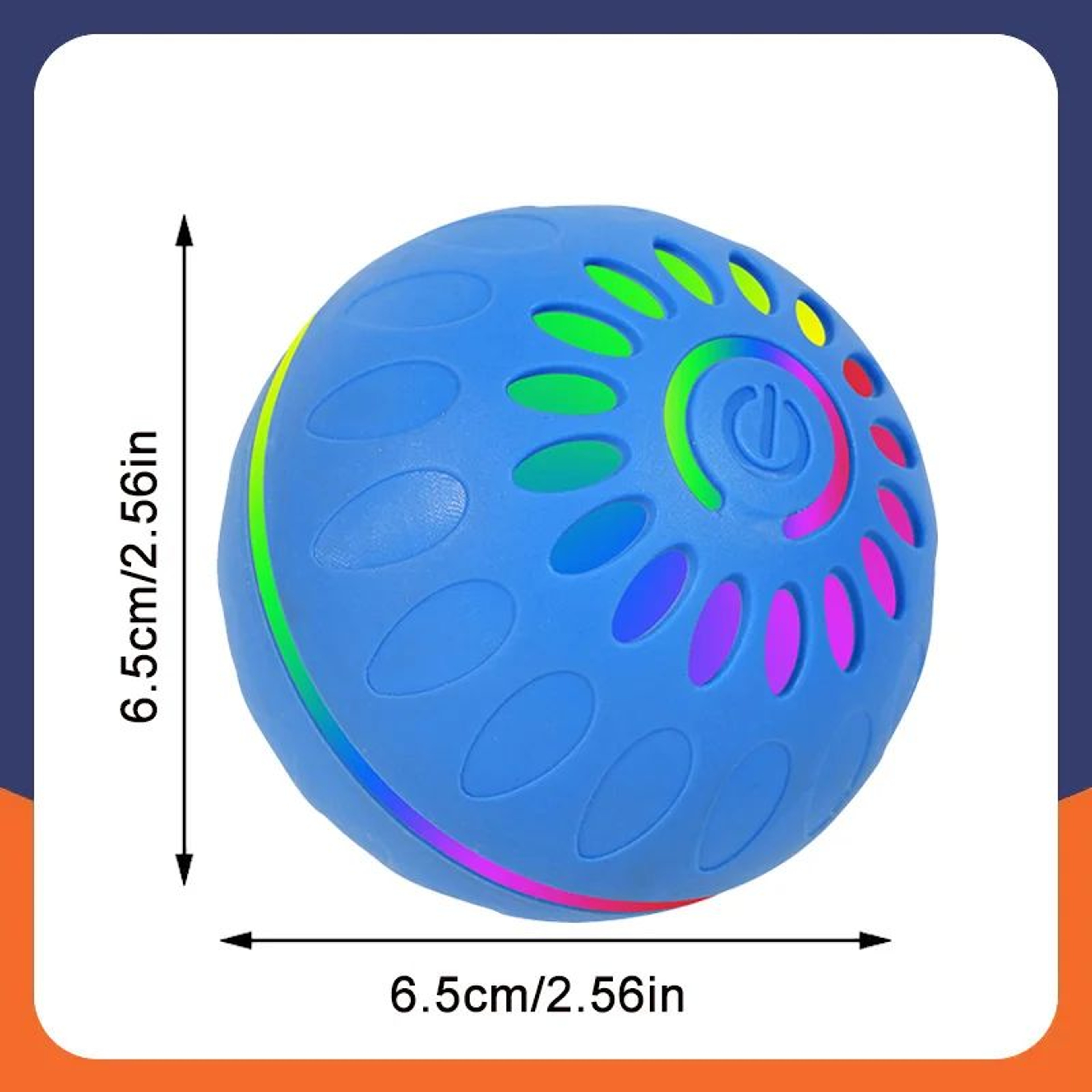Smart Automatic Interactive Dog Ball Toy  USB Rechargeable Rolling  Bouncing Chew Toy For Puppies T 8