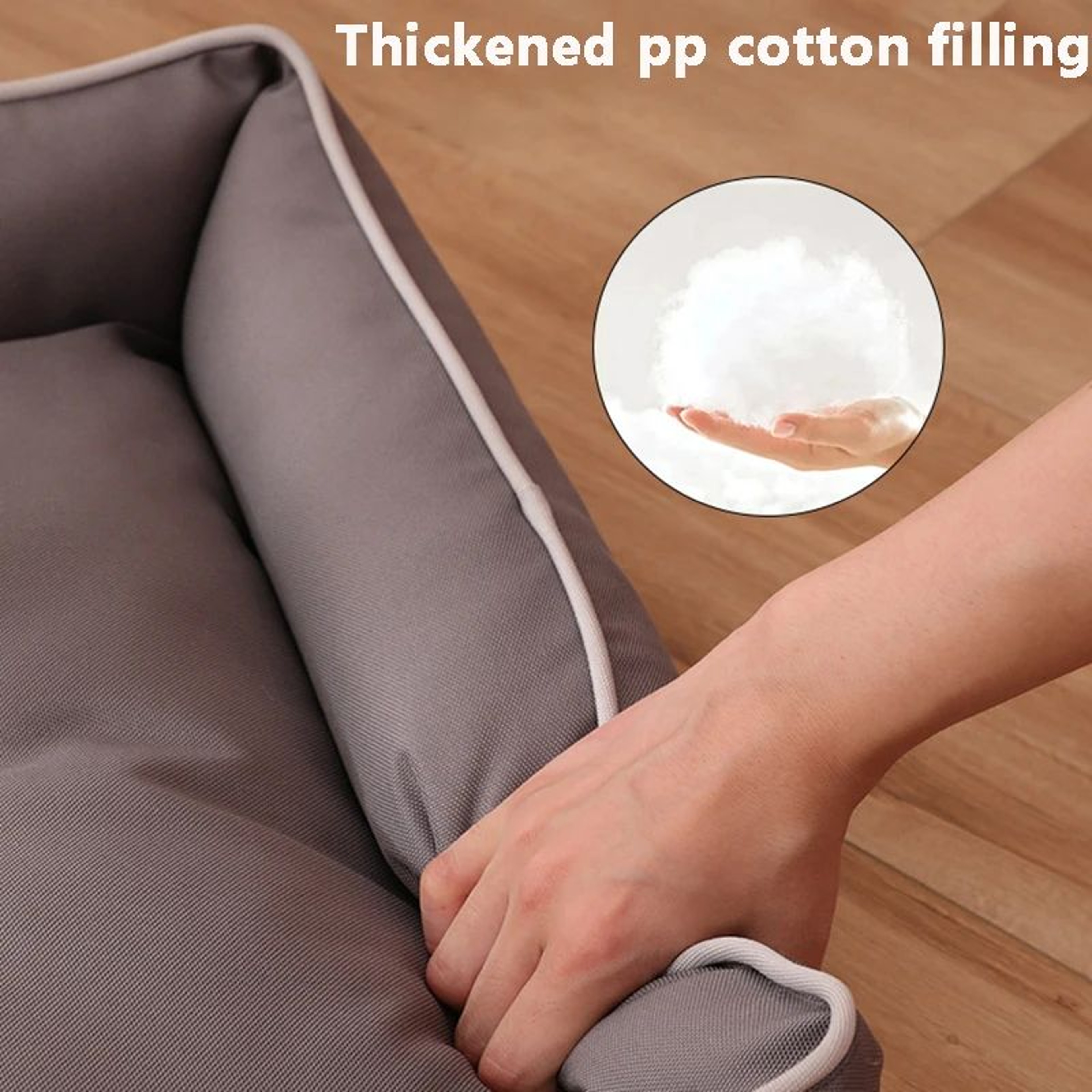 Four Season Waterproof Dog Bed Sofa  Soft Thickened BiteResistant Pet Bed With Removable Cushion Fo 3