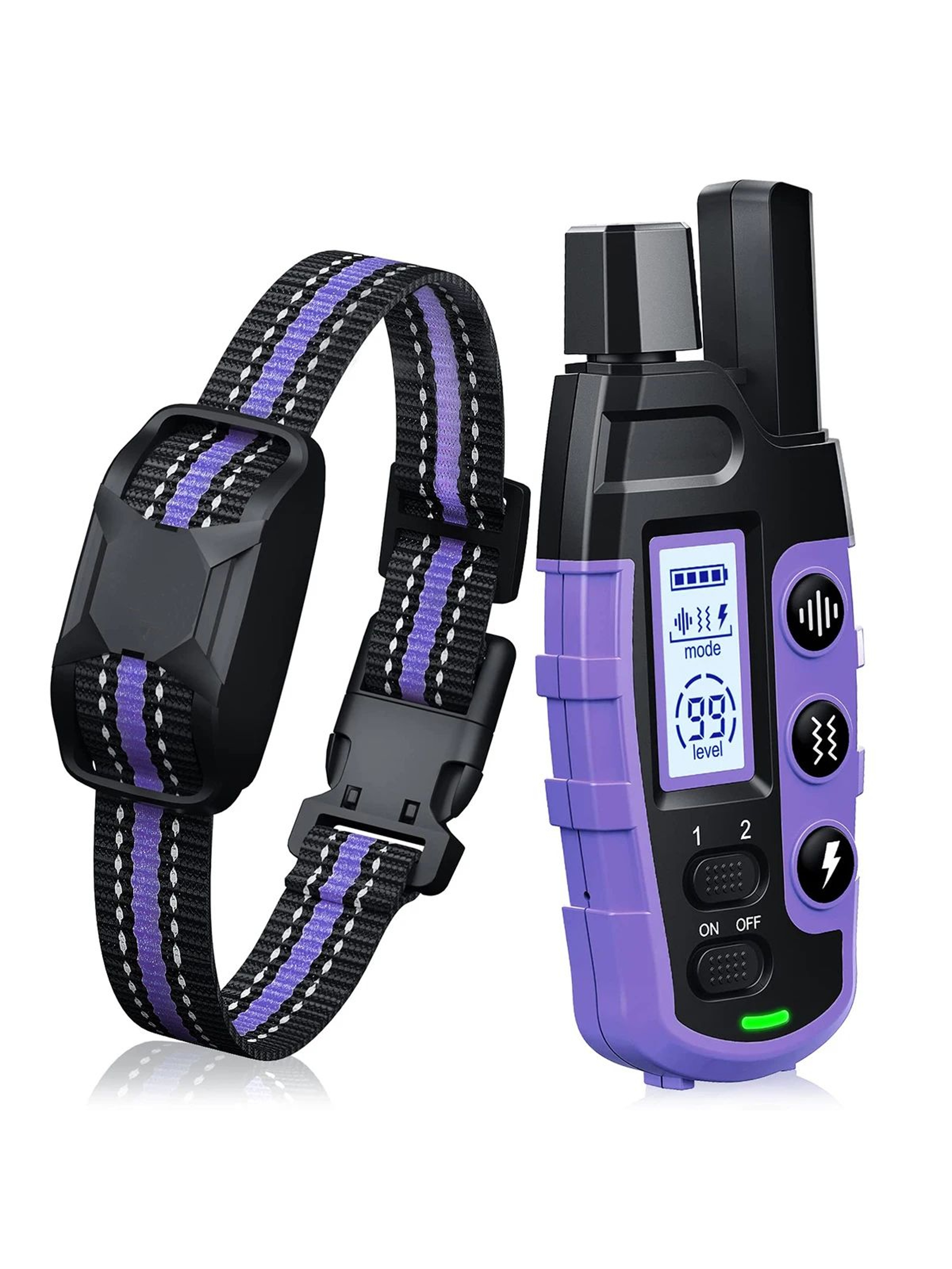 3300 Ft Remote Dog Training Collar  Waterproof Rechargeable ECollar With Beep Vibration  Static Cor 0