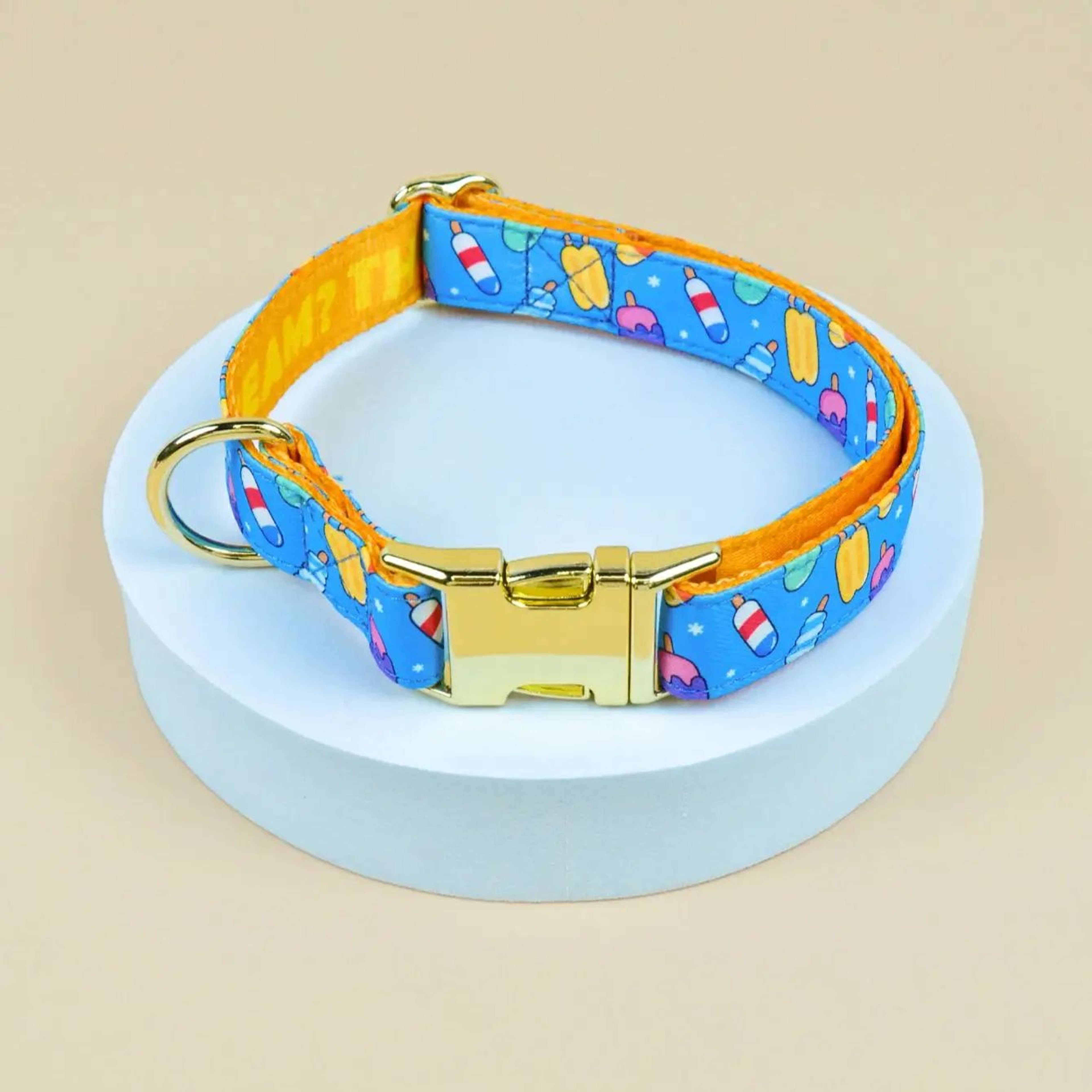 Valentines Day  New Year Pet Collar  DoubleSided Printed Adjustable Dog  Cat Collar For Small  Medi 3