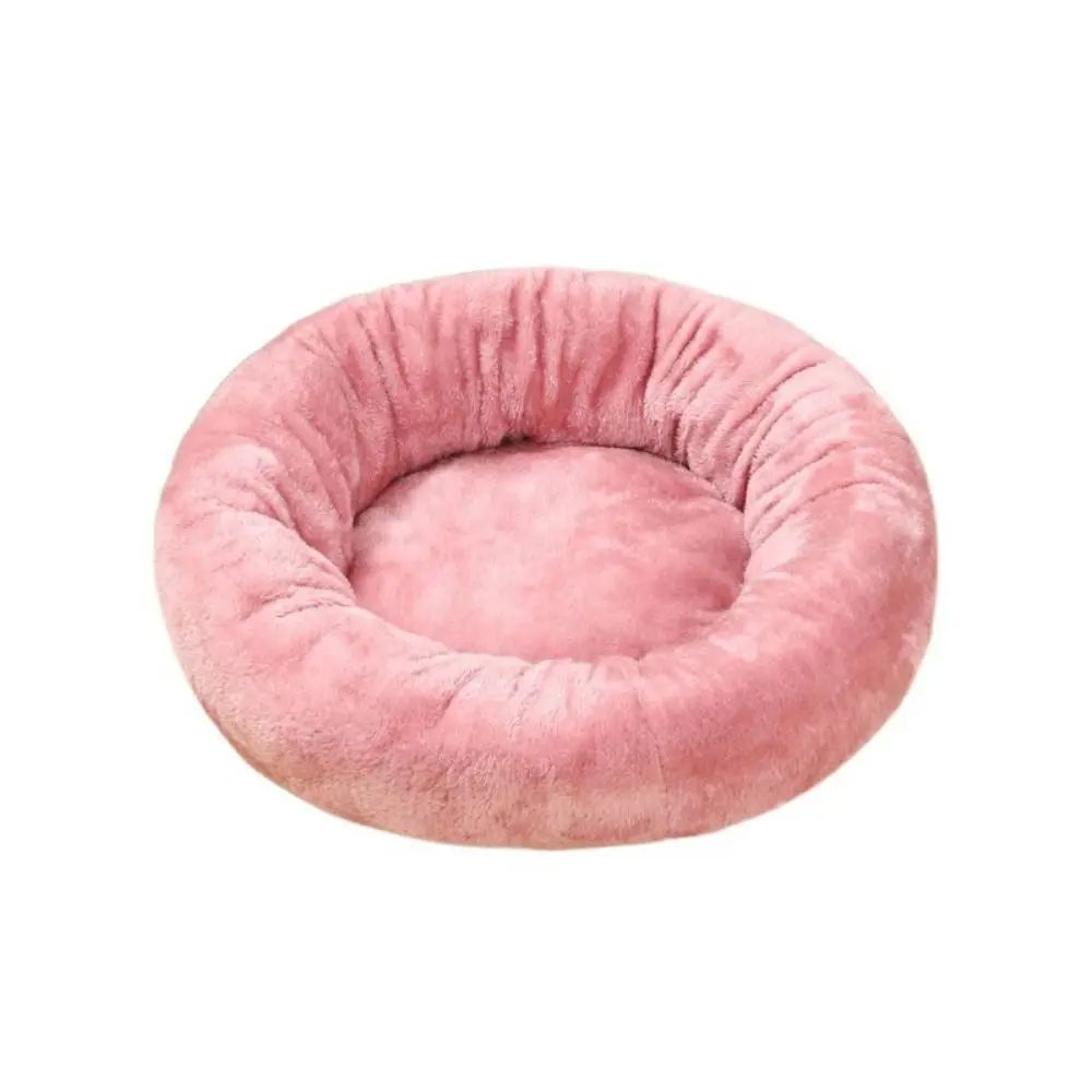 Comfortable Donut Pet Bed  Soft Plush Washable Round Cushion Sleeping Nest For Dogs Cats Puppies  K 8