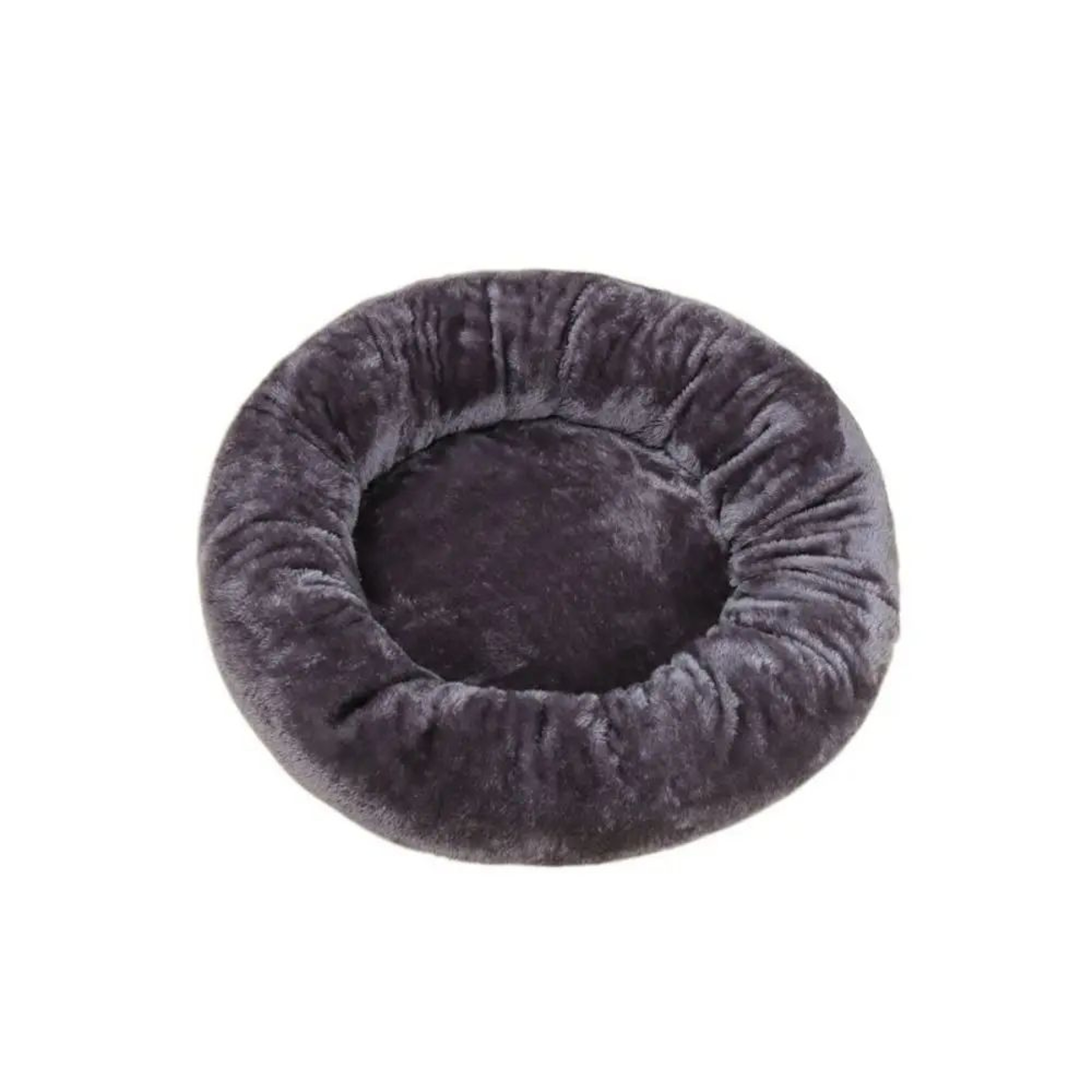 Comfortable Donut Pet Bed  Soft Plush Washable Round Cushion Sleeping Nest For Dogs Cats Puppies  K 6