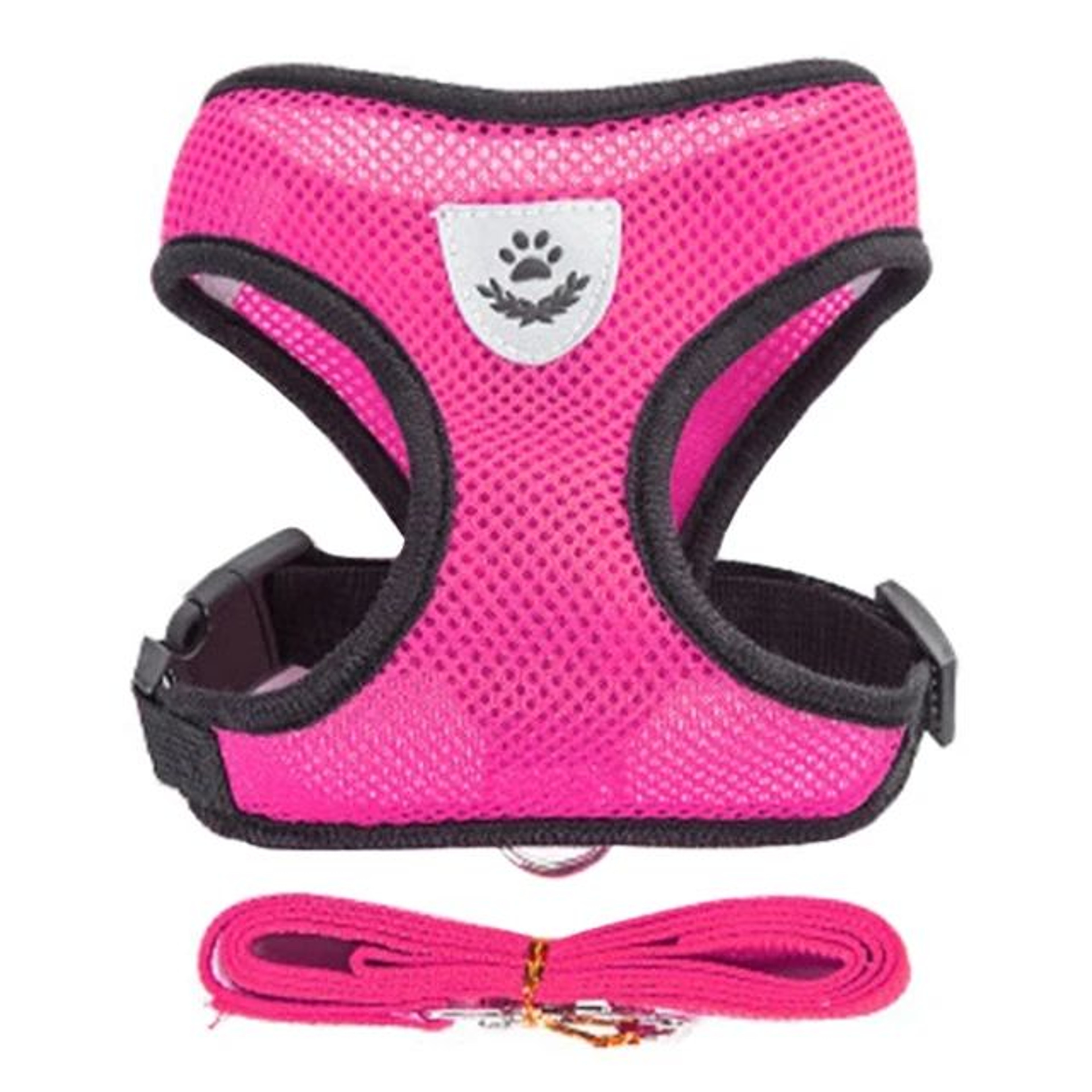 Adjustable Reflective Dog Harness And Leash Set  Soft Breathable Mesh Vest For Small  Medium Dogs A 13