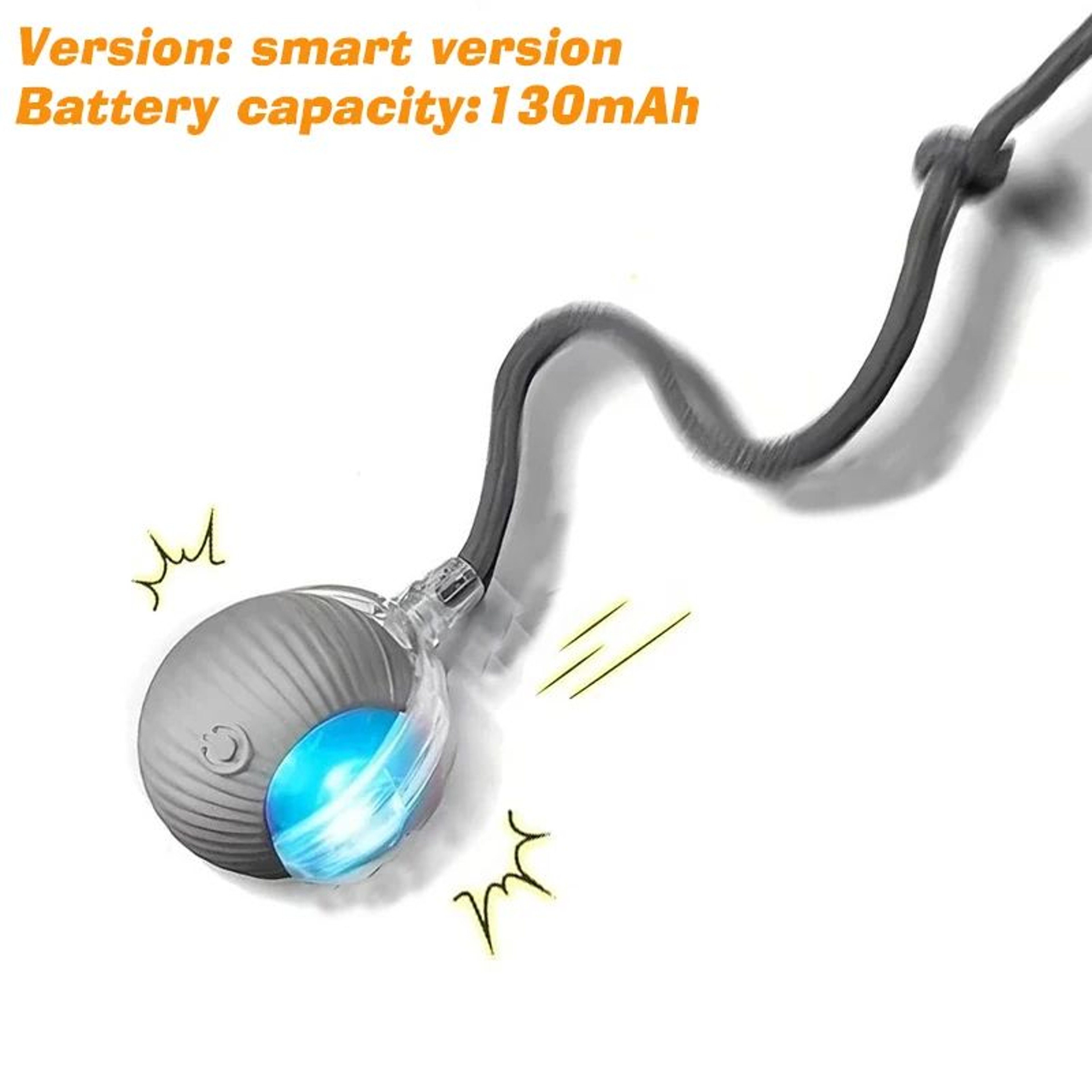 Smart Interactive Dog Ball Toy  Automatic Rolling Rechargeable Puppy Chase Ball With Obstacle Avoid 8