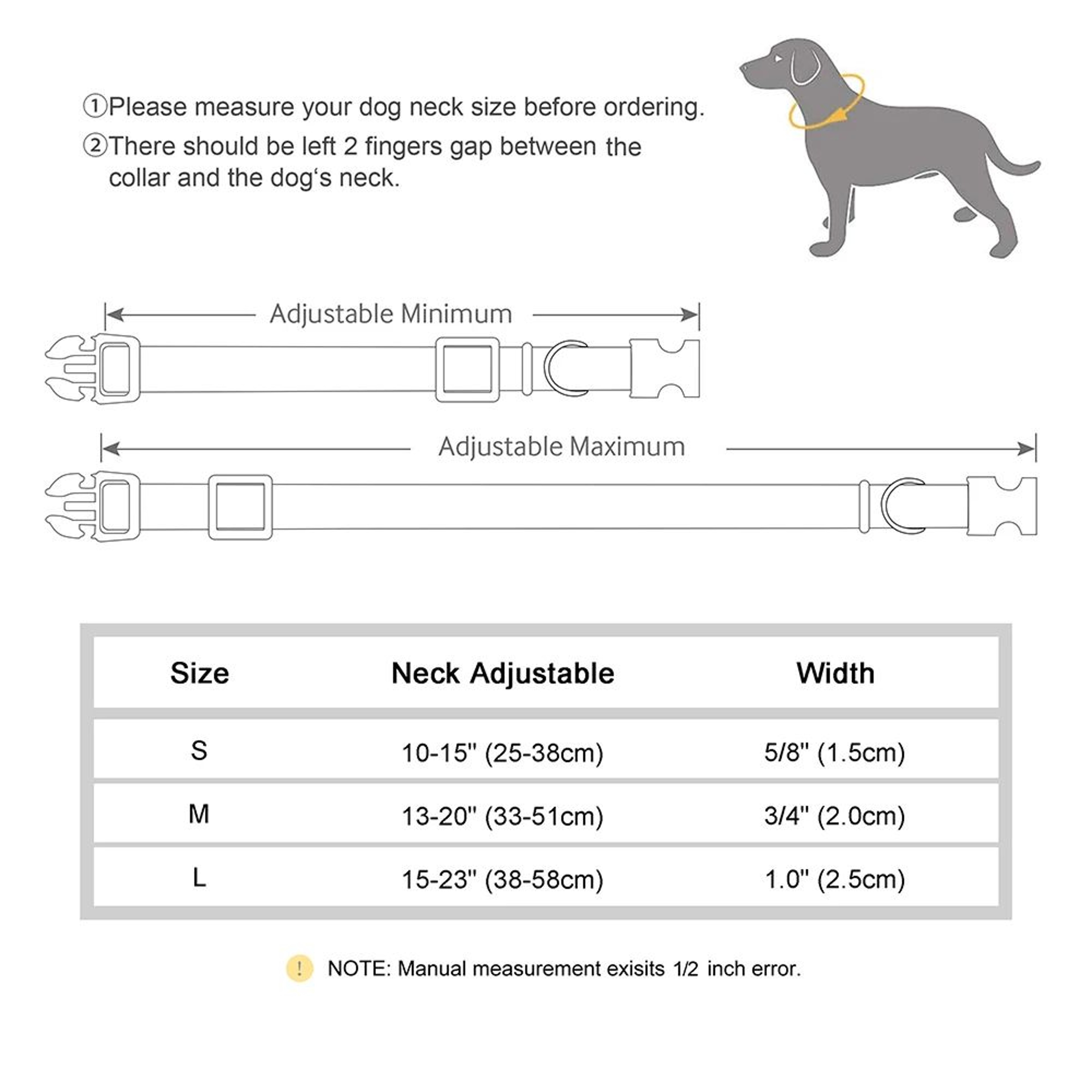 Personalized Waterproof Dog Collar With Free Engraving  Adjustable Nylon Pet Collar For Small Mediu 5
