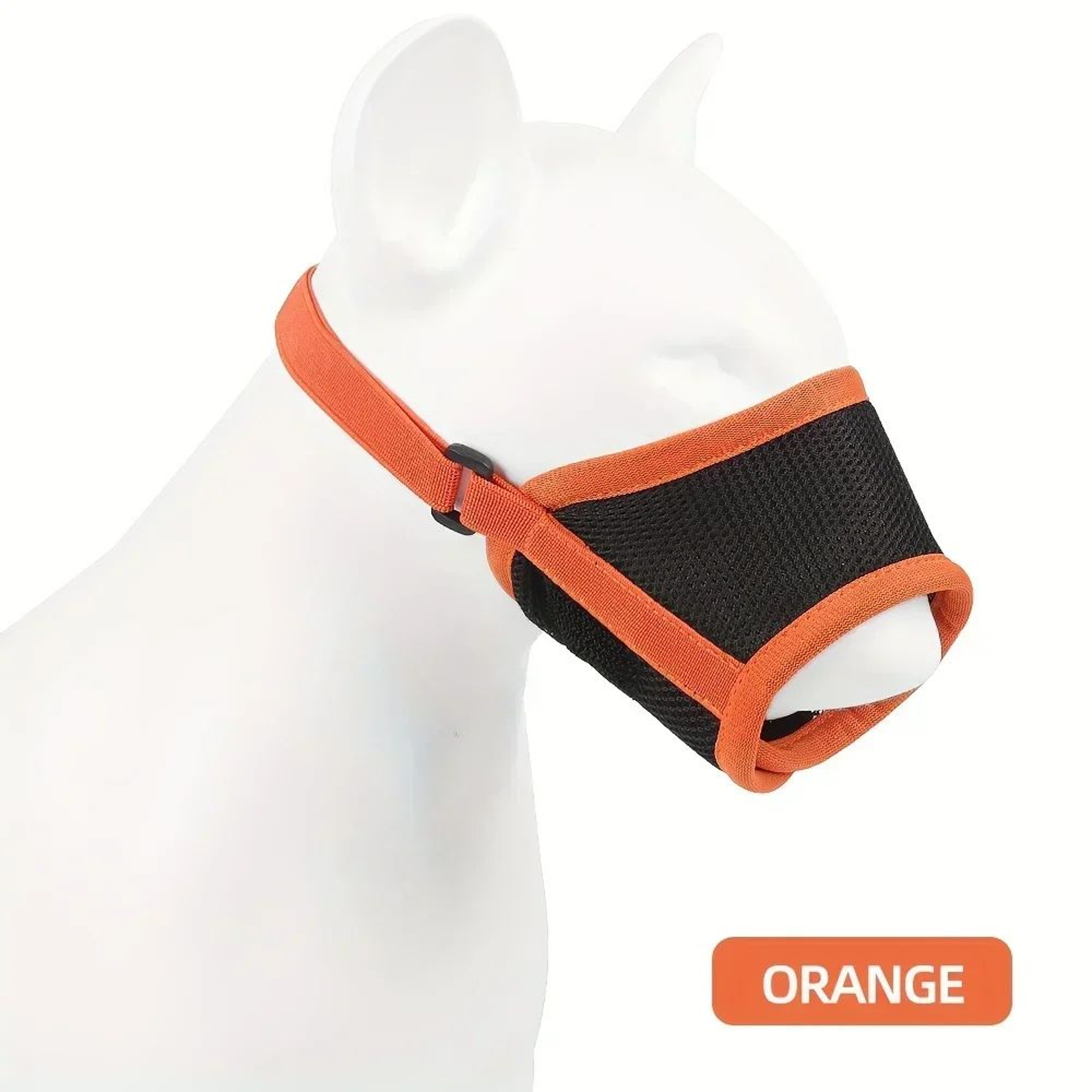 Breathable Dog Muzzle For Biting And Chewing  Adjustable Mesh Dog Mask For Small Medium  Large Dogs 8