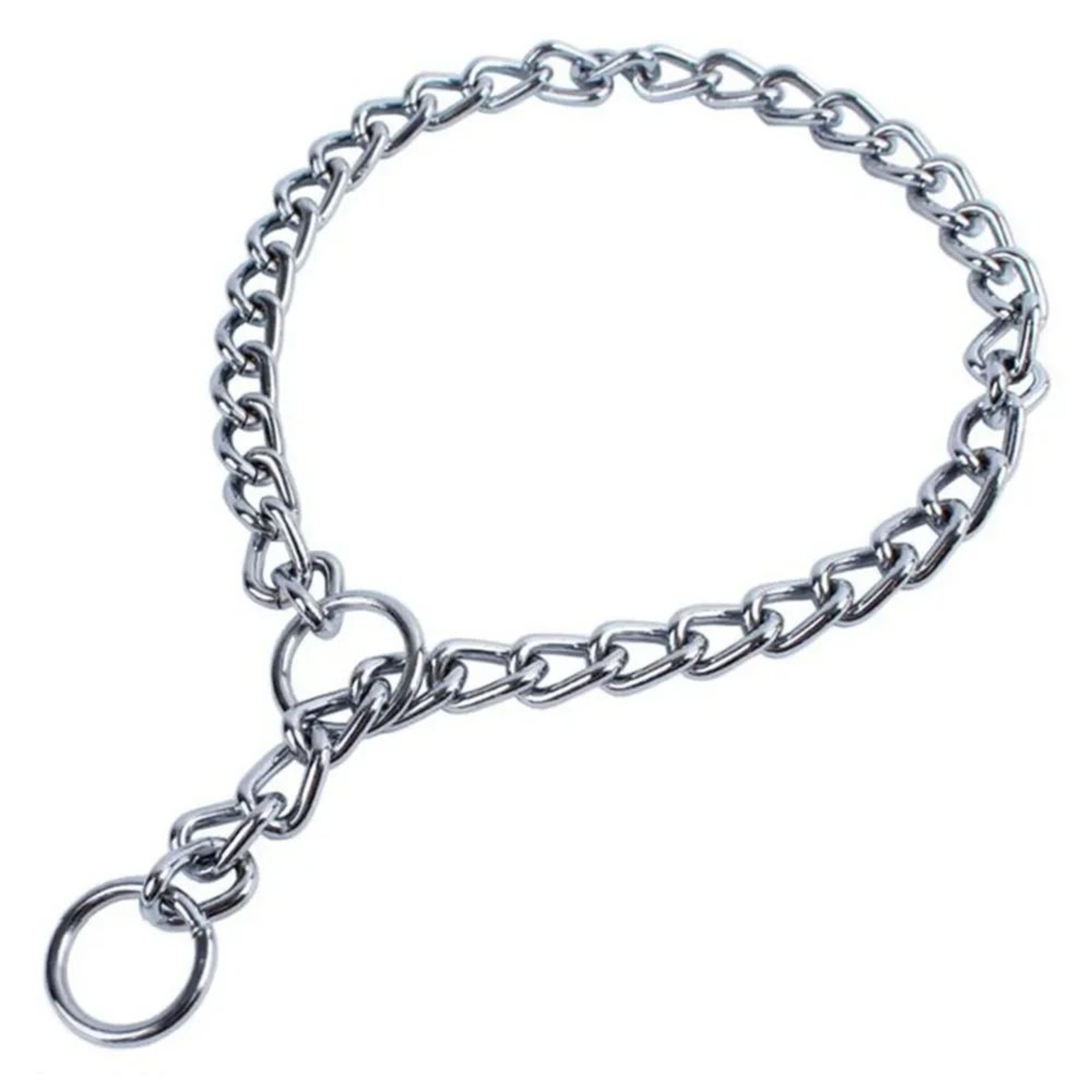 HeavyDuty Stainless Steel Dog Training Choke Collar  Adjustable Slip Chain Collar For Bulldogs  Str 6