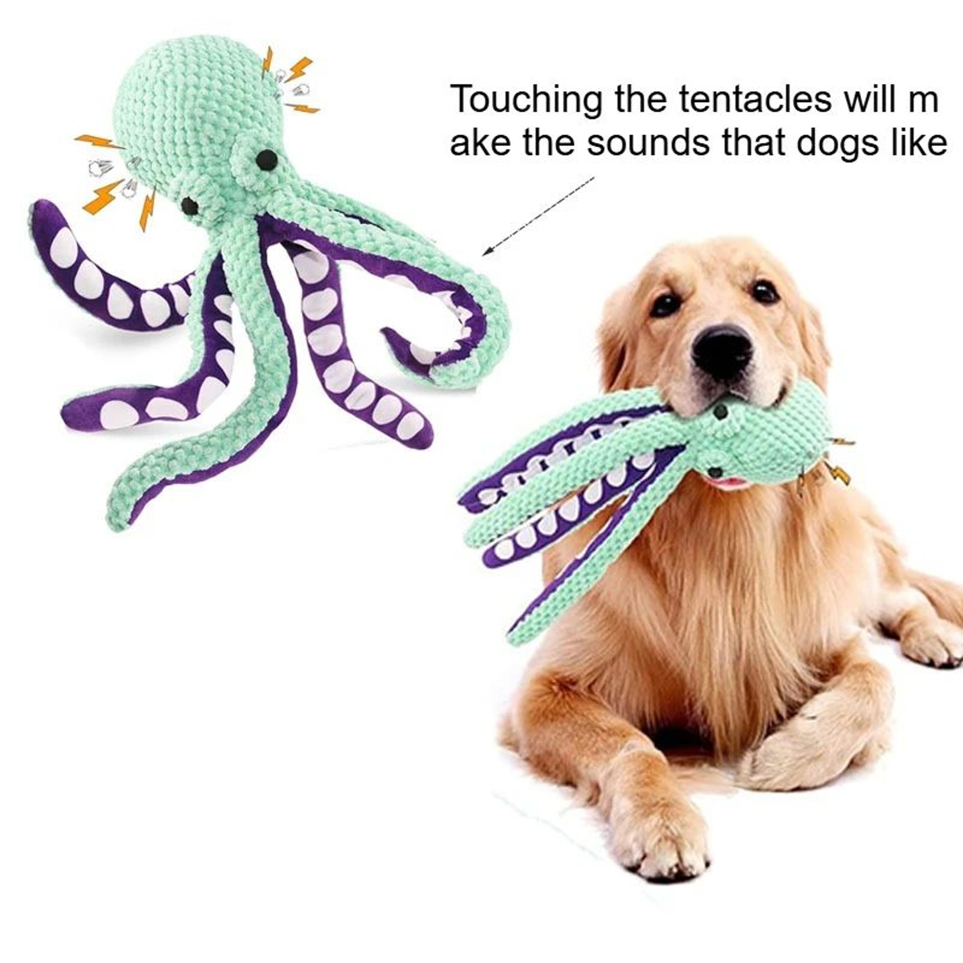 Squeaky Plush Dog Toy For Small Medium  Large Dogs  Interactive Soft Chew Fetch  Cuddle Companion 0