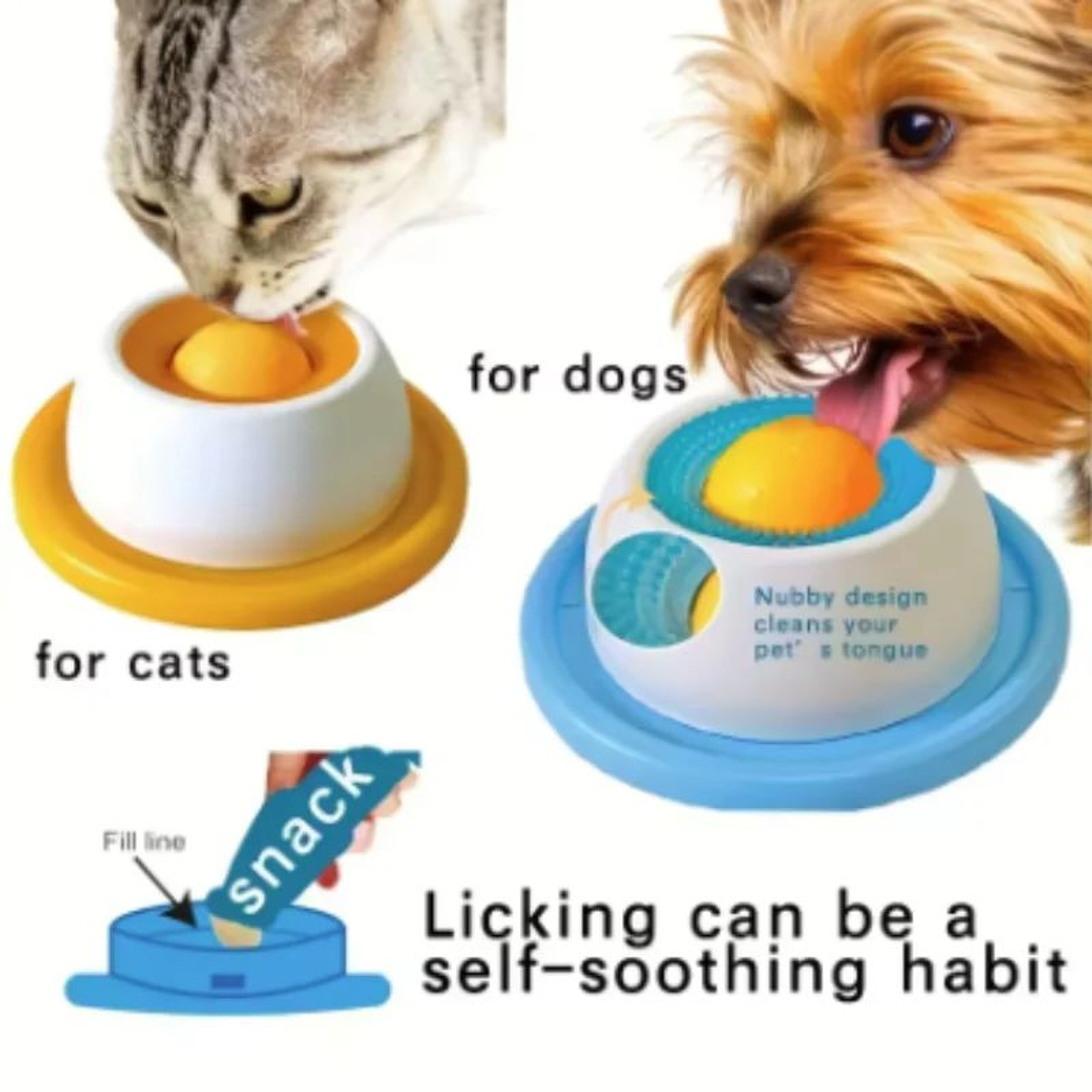 Interactive Pet Lick Mat Slow Feeder  Dental Care Treat  Yogurt Feeding Plate For Dogs And Cats 0