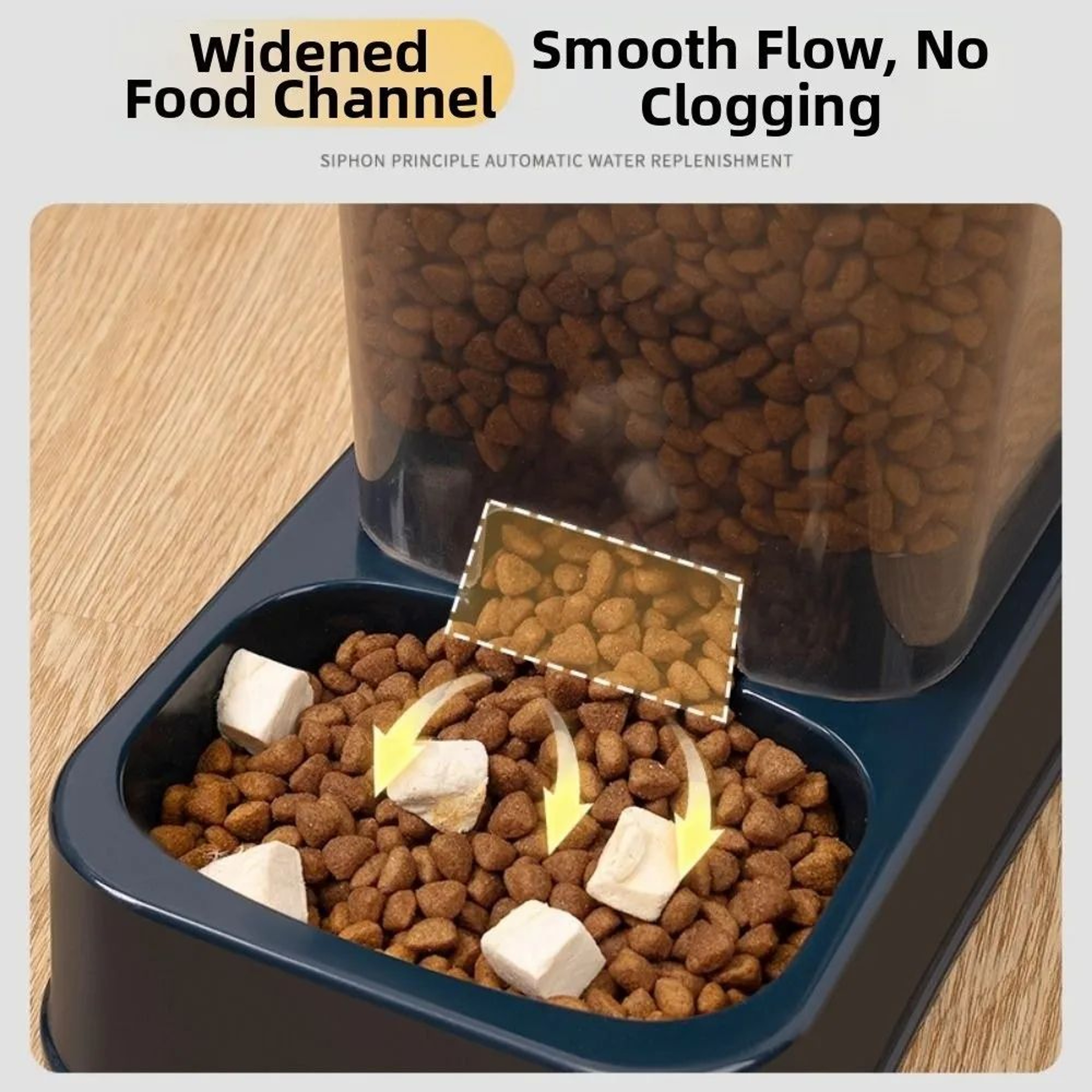 Automatic Pet Food  Water Dispenser Set  Large Capacity Gravity Feeder For Cats And Dogs 2