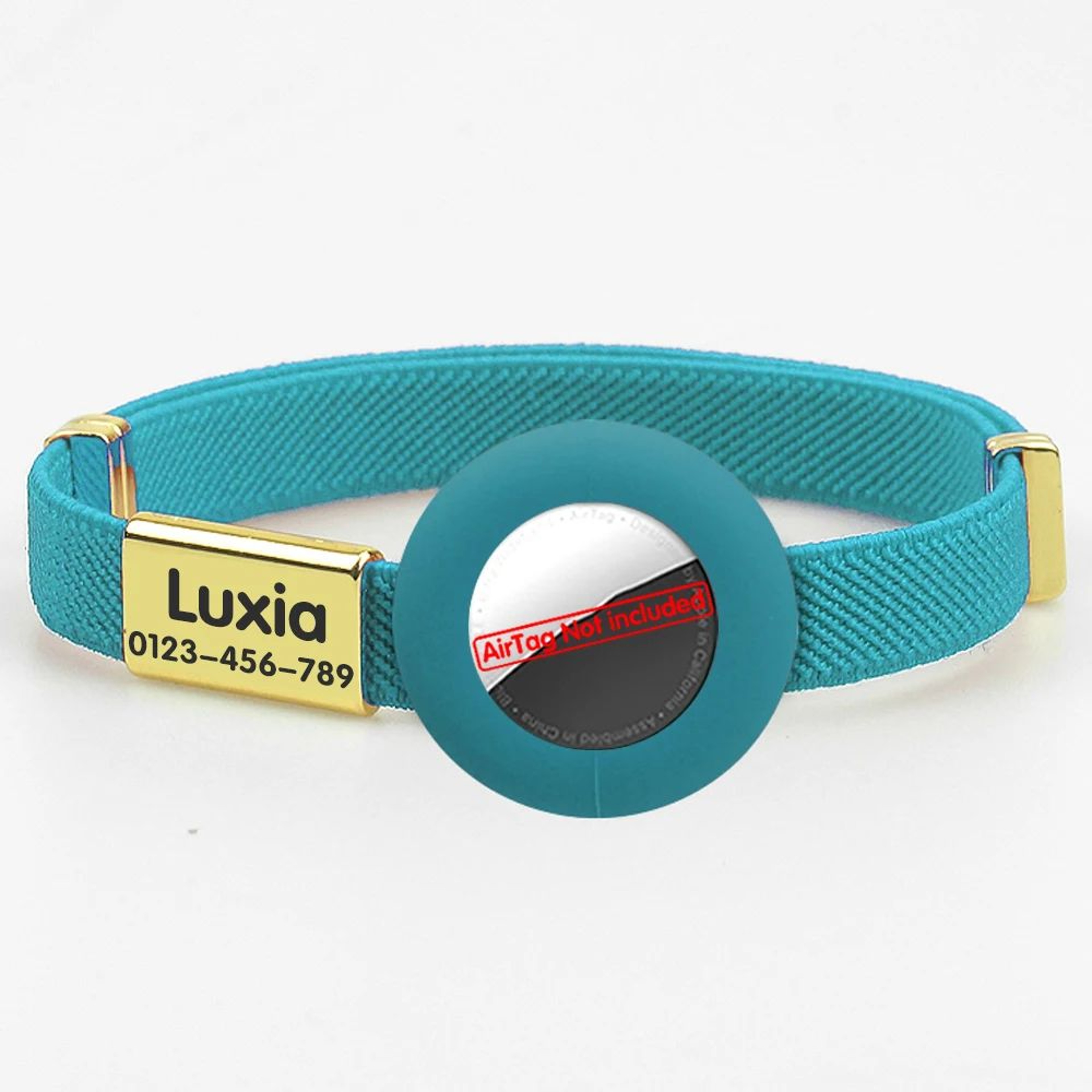 Personalized Breakaway GPS Cat Collar  Adjustable AirTag Holder Collar With Custom Name Tag For Cat 12