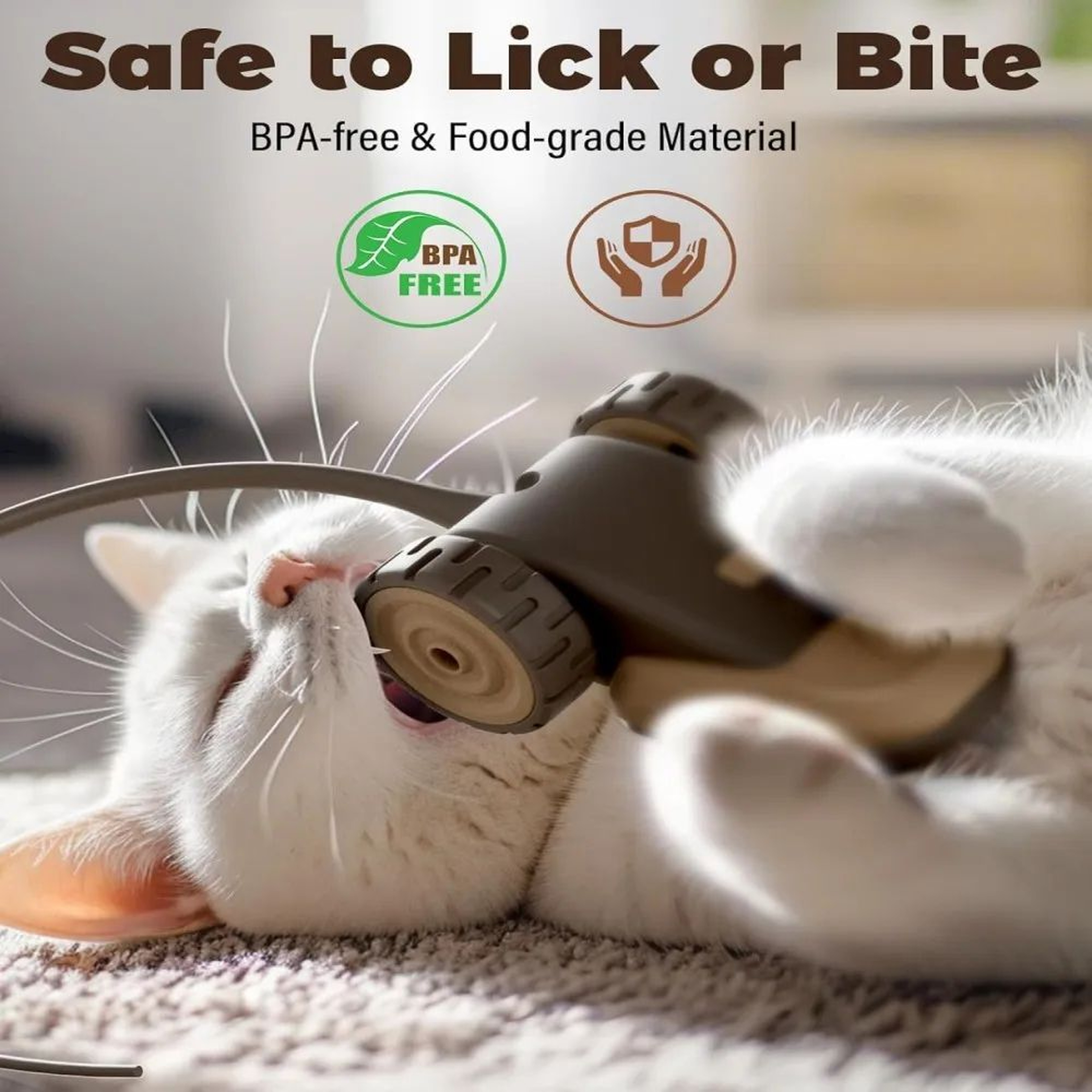 Smart Automatic Cat Mouse Toy  Interactive Moving TouchActivated Chase Toy For Cats  Small Dogs 5