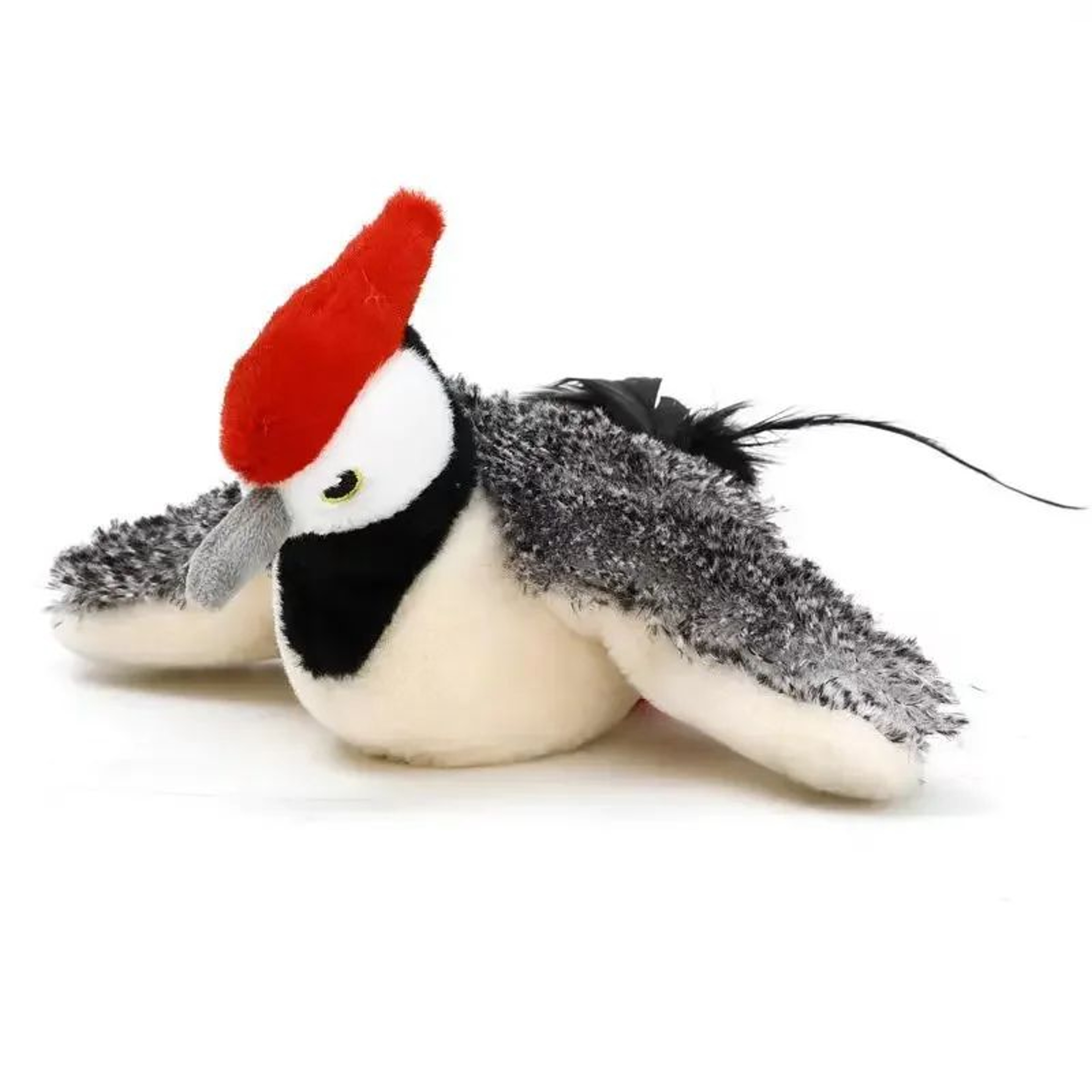 USB Rechargeable Interactive Catnip Bird Toy  TouchActivated Chirping Plush Cat Toy With Flapping W 9