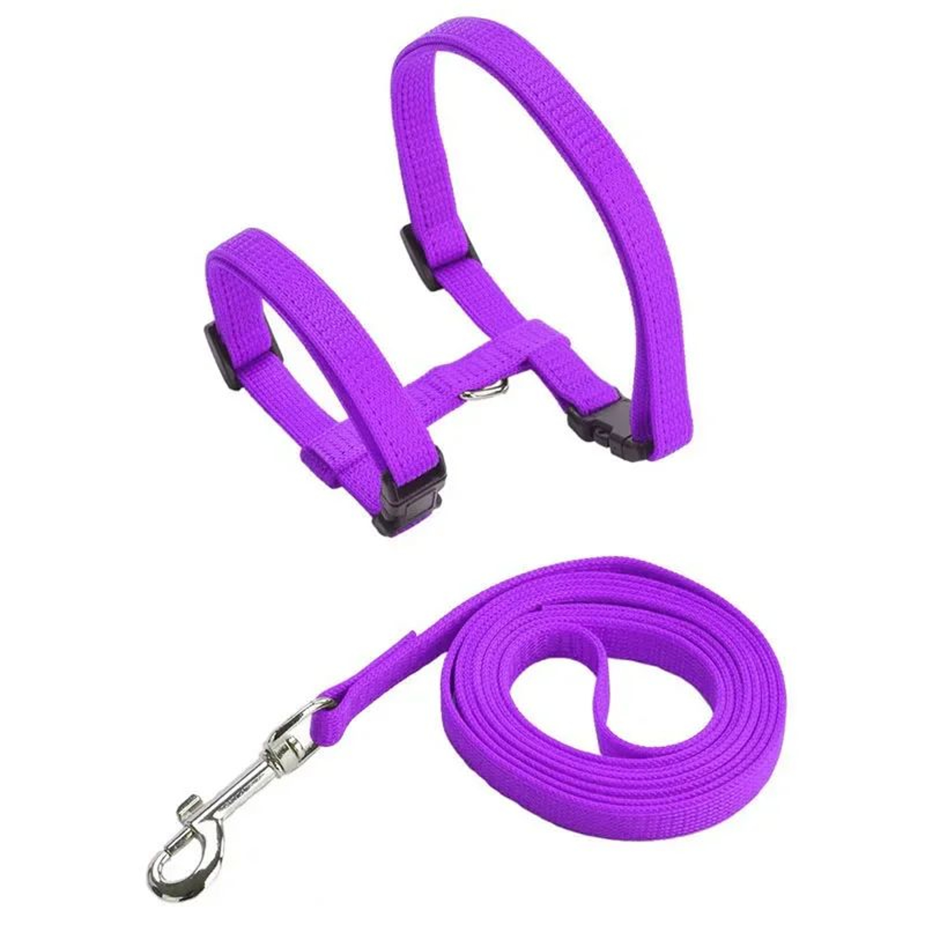 EscapeProof Pet Harness  Leash Set  Adjustable NoChoke HStyle Harness For Small Dogs Cats  Kittens 12