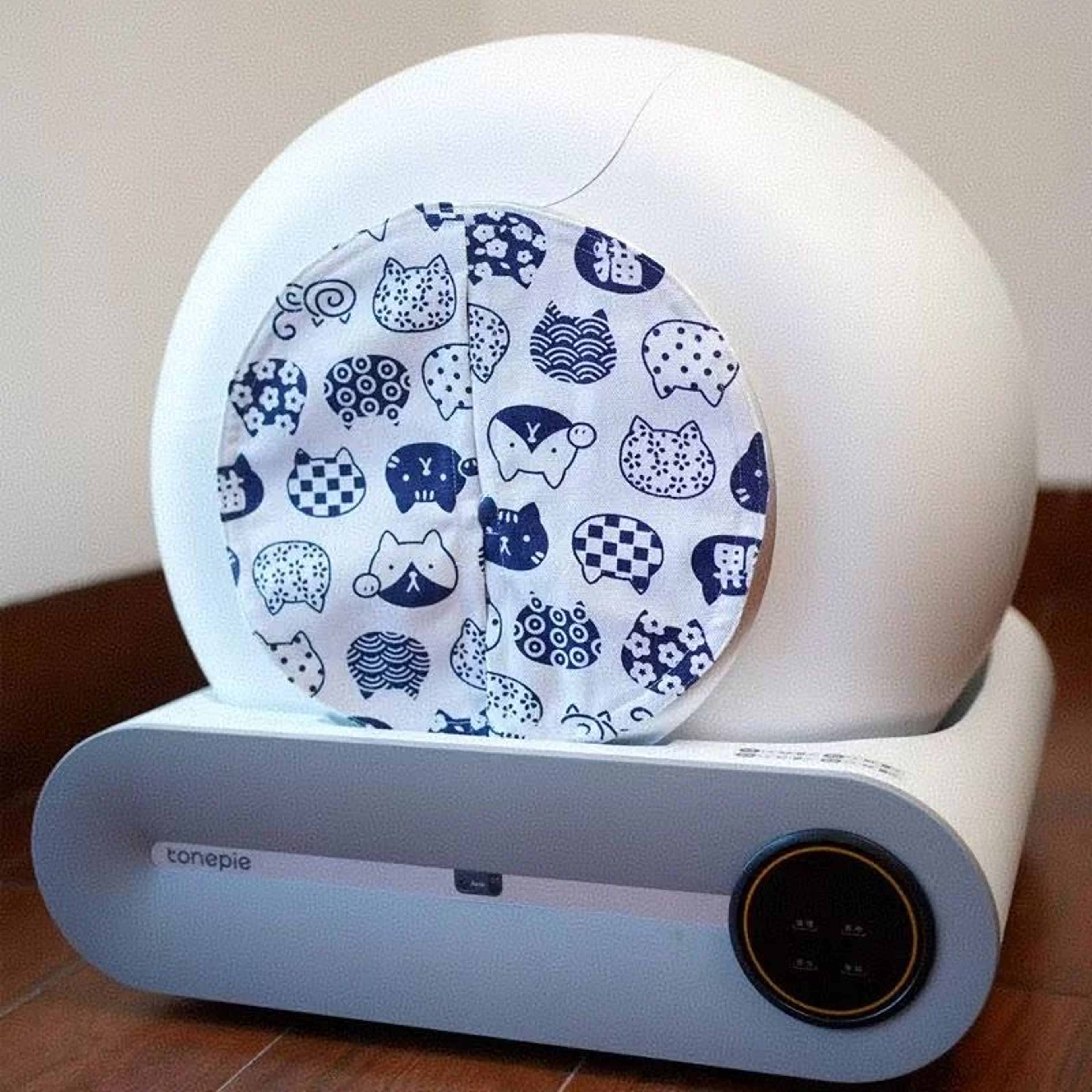 Cat Litter Box Door Curtain  Odor  Dust Control Privacy Curtain For Automatic SelfCleaning Litter B 0