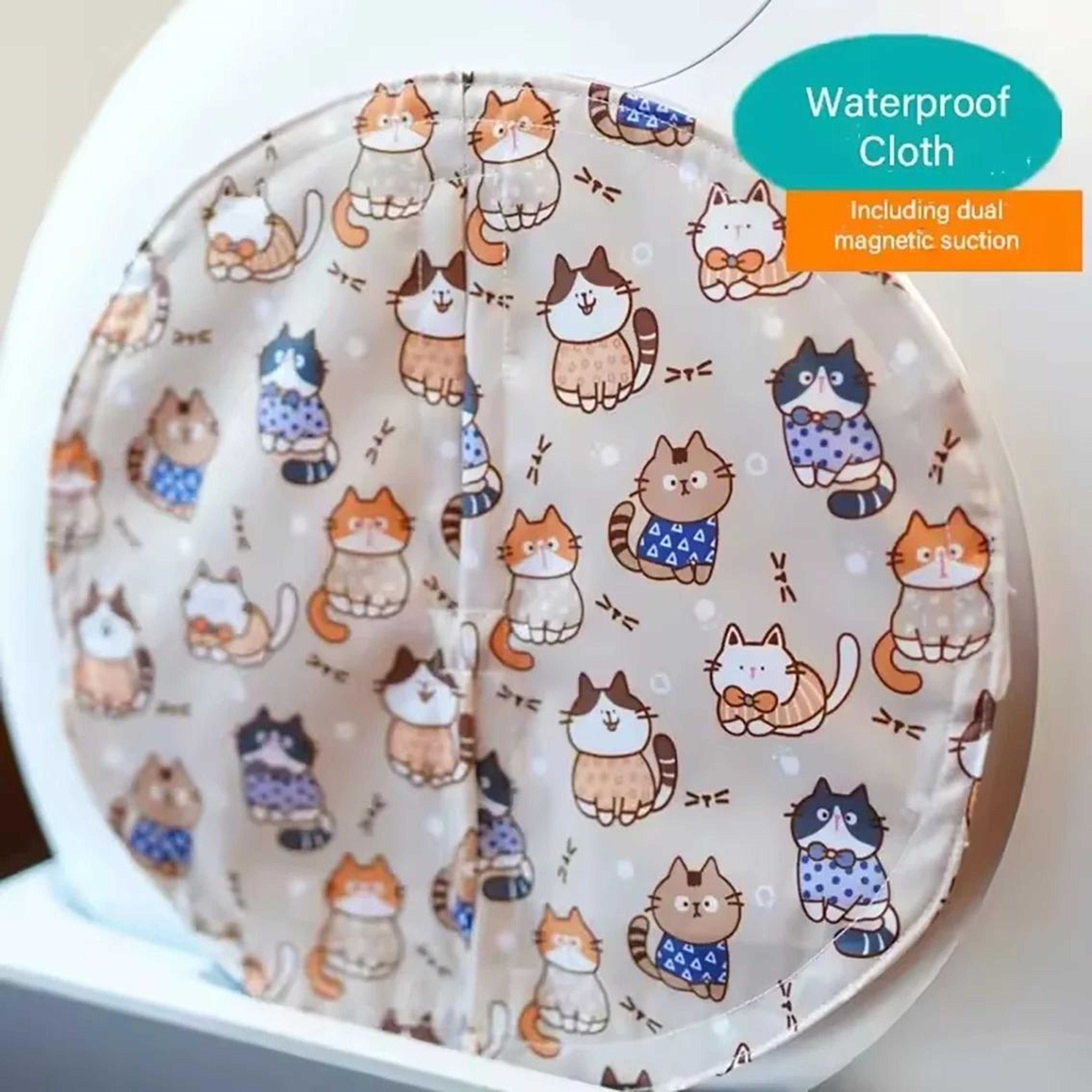 Cat Litter Box Door Curtain  Odor  Dust Control Privacy Curtain For Automatic SelfCleaning Litter B 7