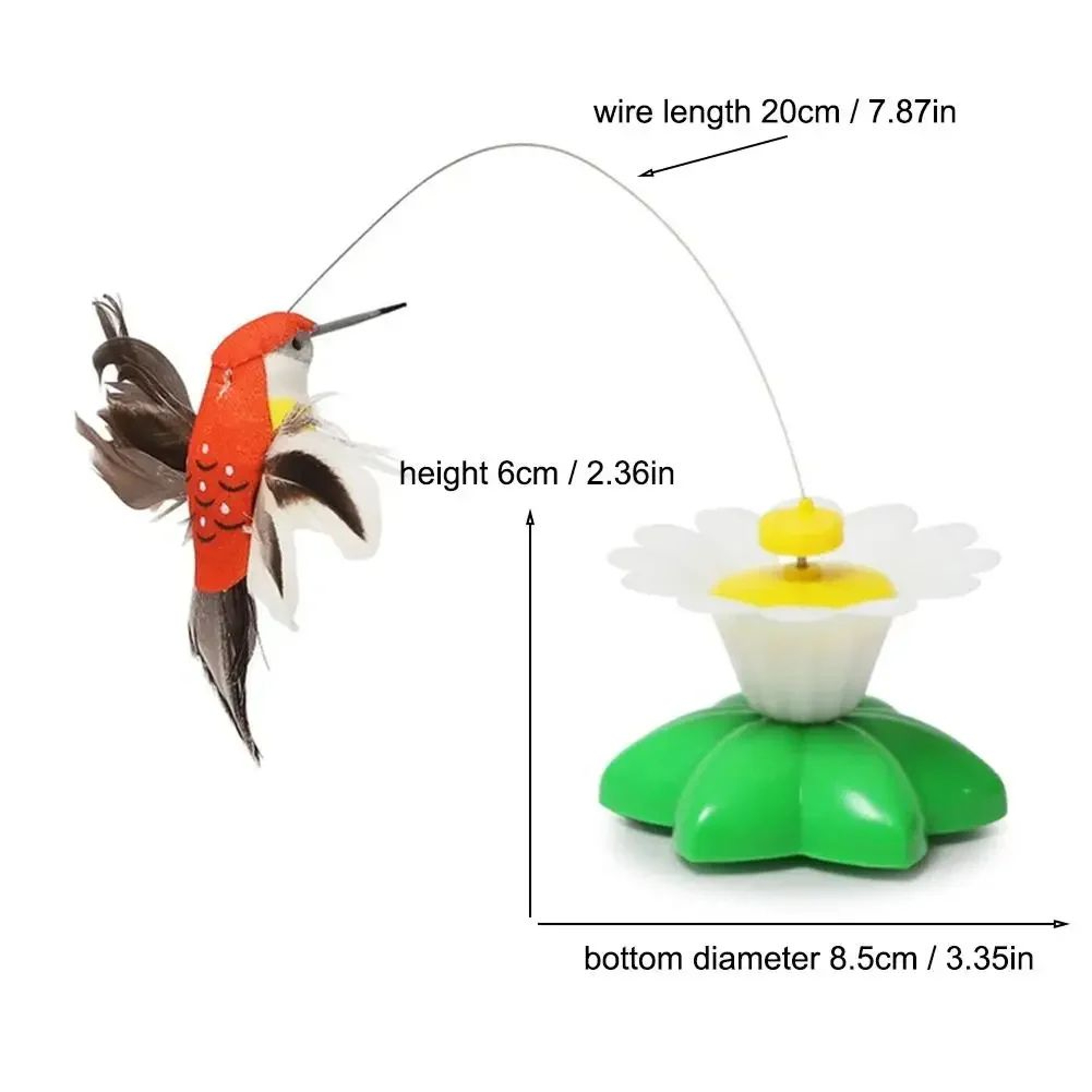 Electric Flying Butterfly Cat Toy  Automatic Rotating Interactive Pet Toy For Cats  Kittens 5