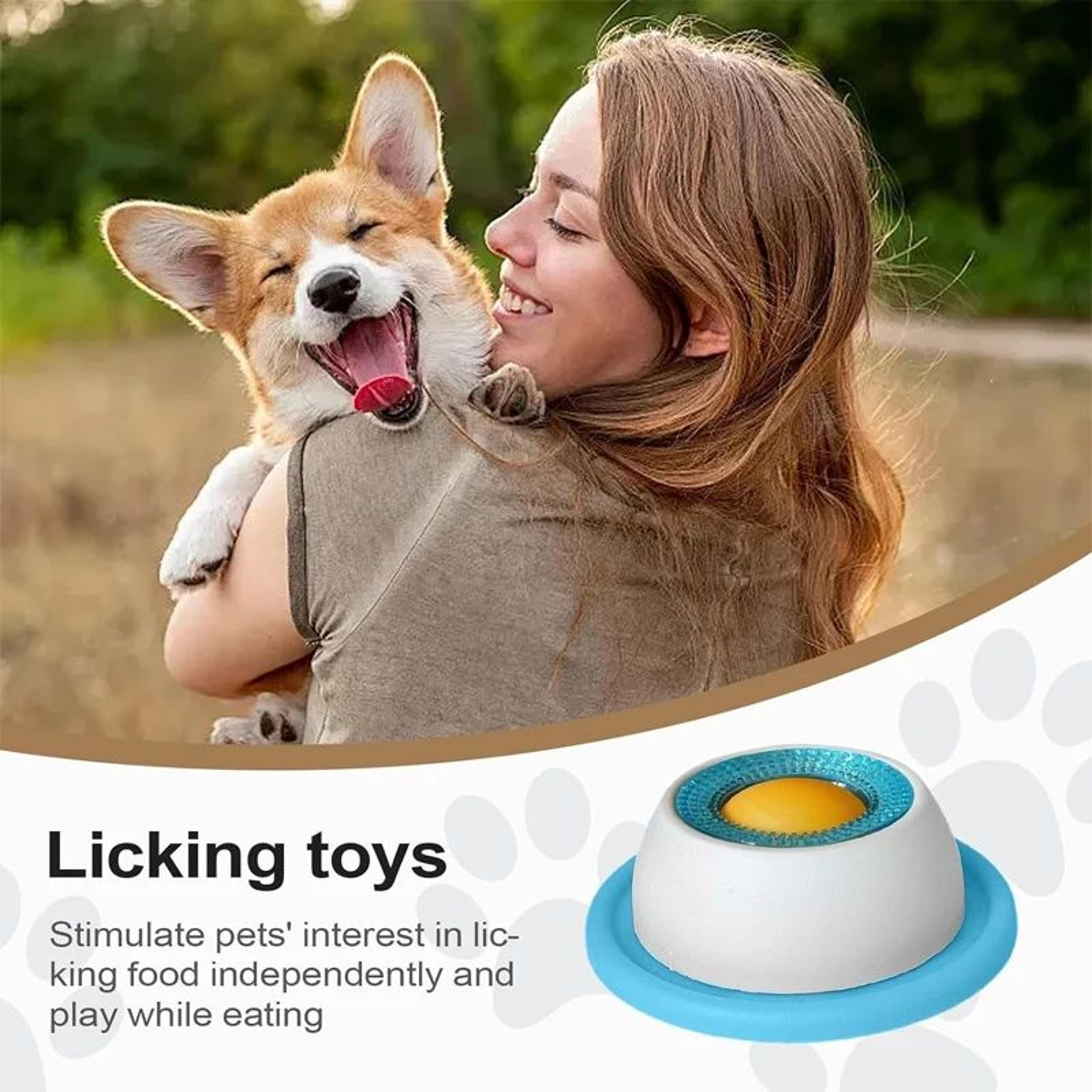 Yogurt Licking Mat Slow Feeder Bowl  Interactive Pet Treat  Dental Care Mat For Dogs  Cats 2
