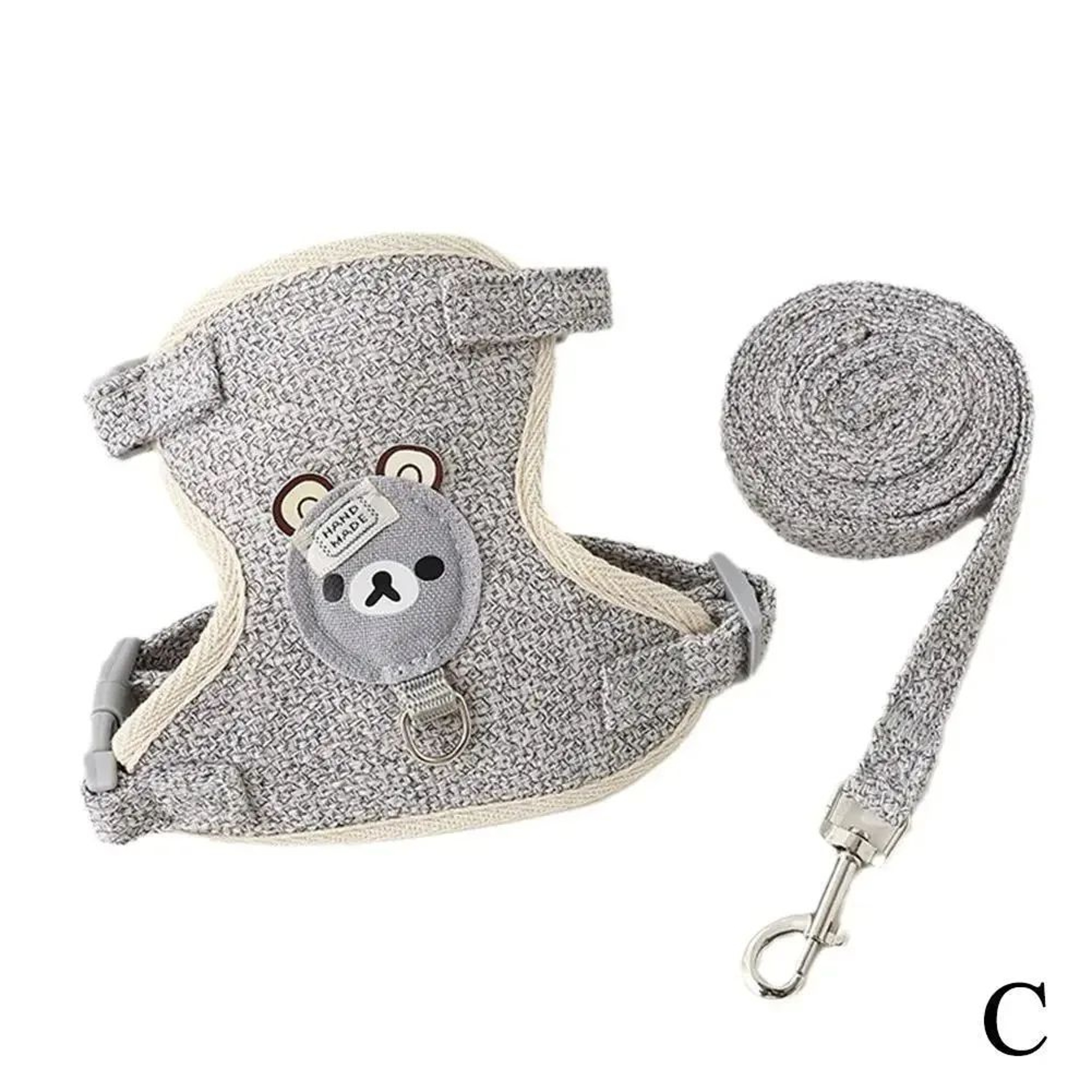 Adjustable Kitten Harness  Collar Set  EscapeProof Pet Walking Vest For Cats  Small Breeds 7