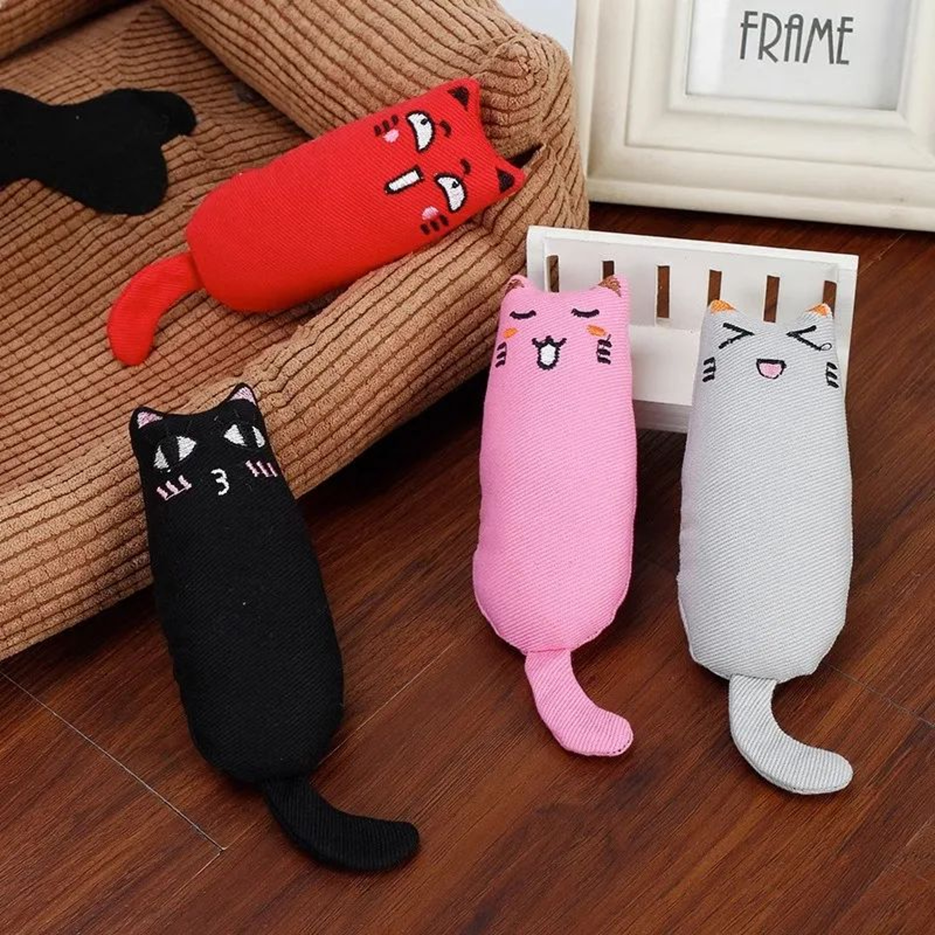 Rustling Catnip Plush Cat Toy  Interactive Teeth Cleaning  Stress Relief Toy For Cats And Kittens 1
