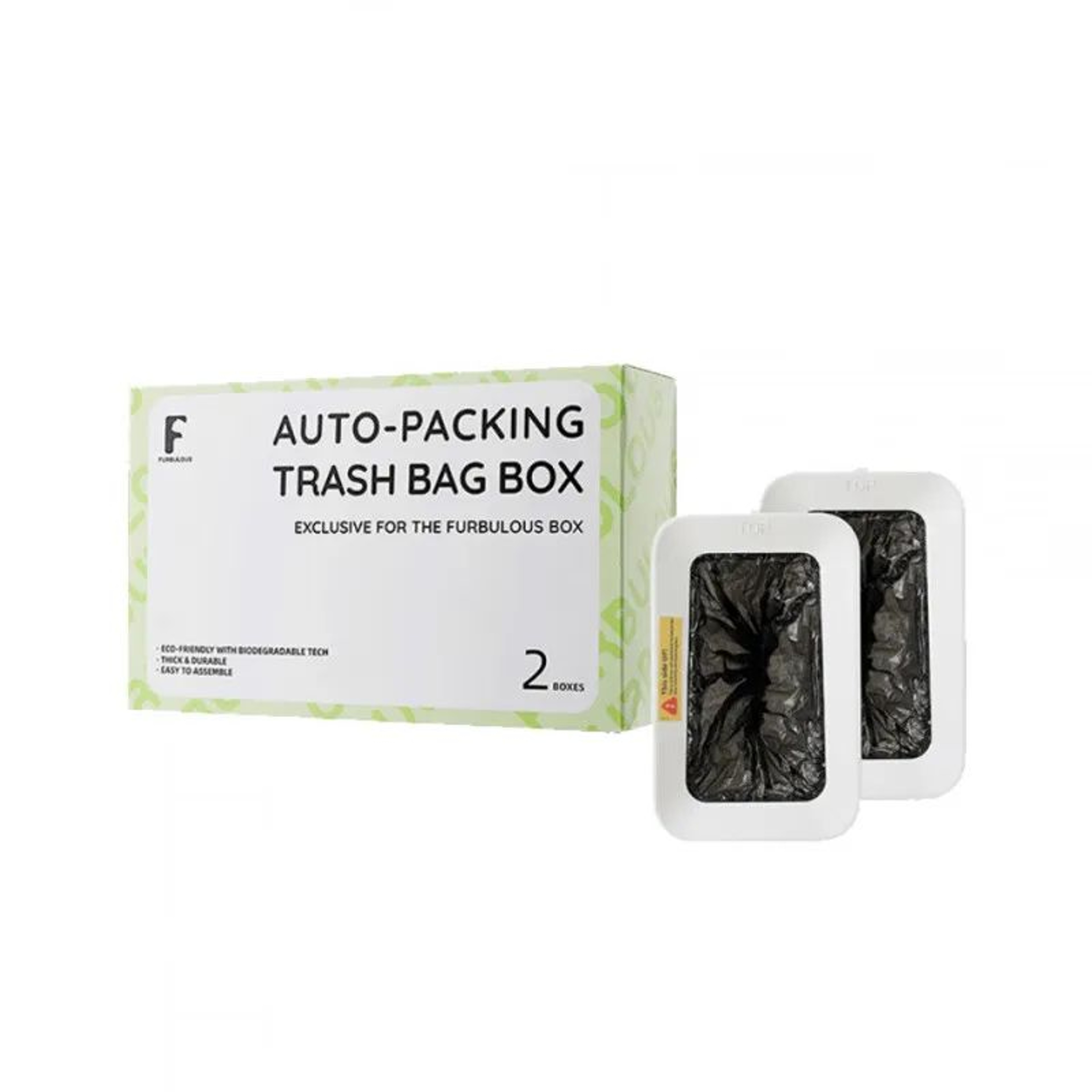 FURBULOUS SelfCleaning Litter Box Waste Bag Refills  Leakproof Disposable Garbage Liners For Automa 7