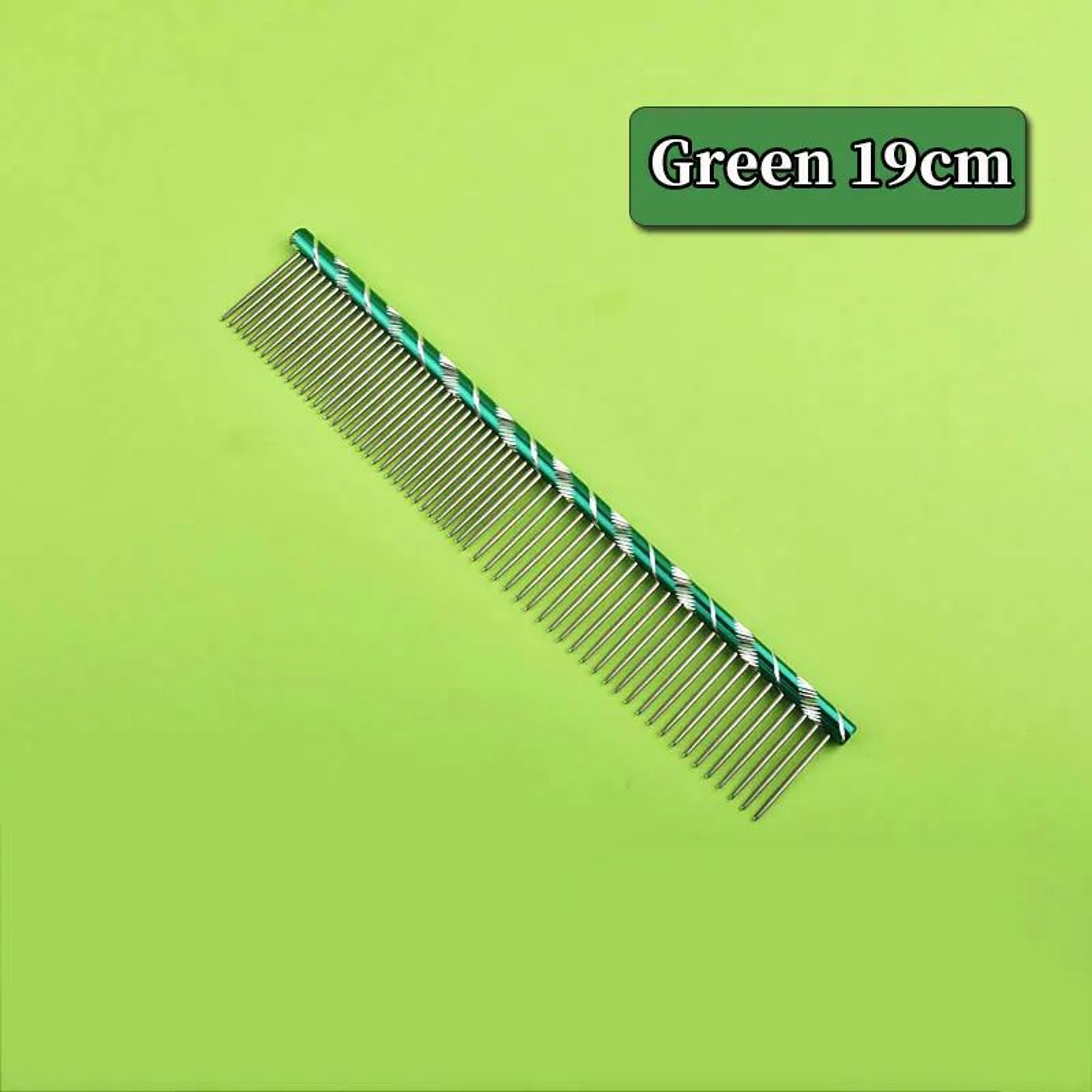 Stainless Steel Pet Grooming Comb  Lightweight Dog  Cat Deshedding Brush For Detangling Cleaning  C 16